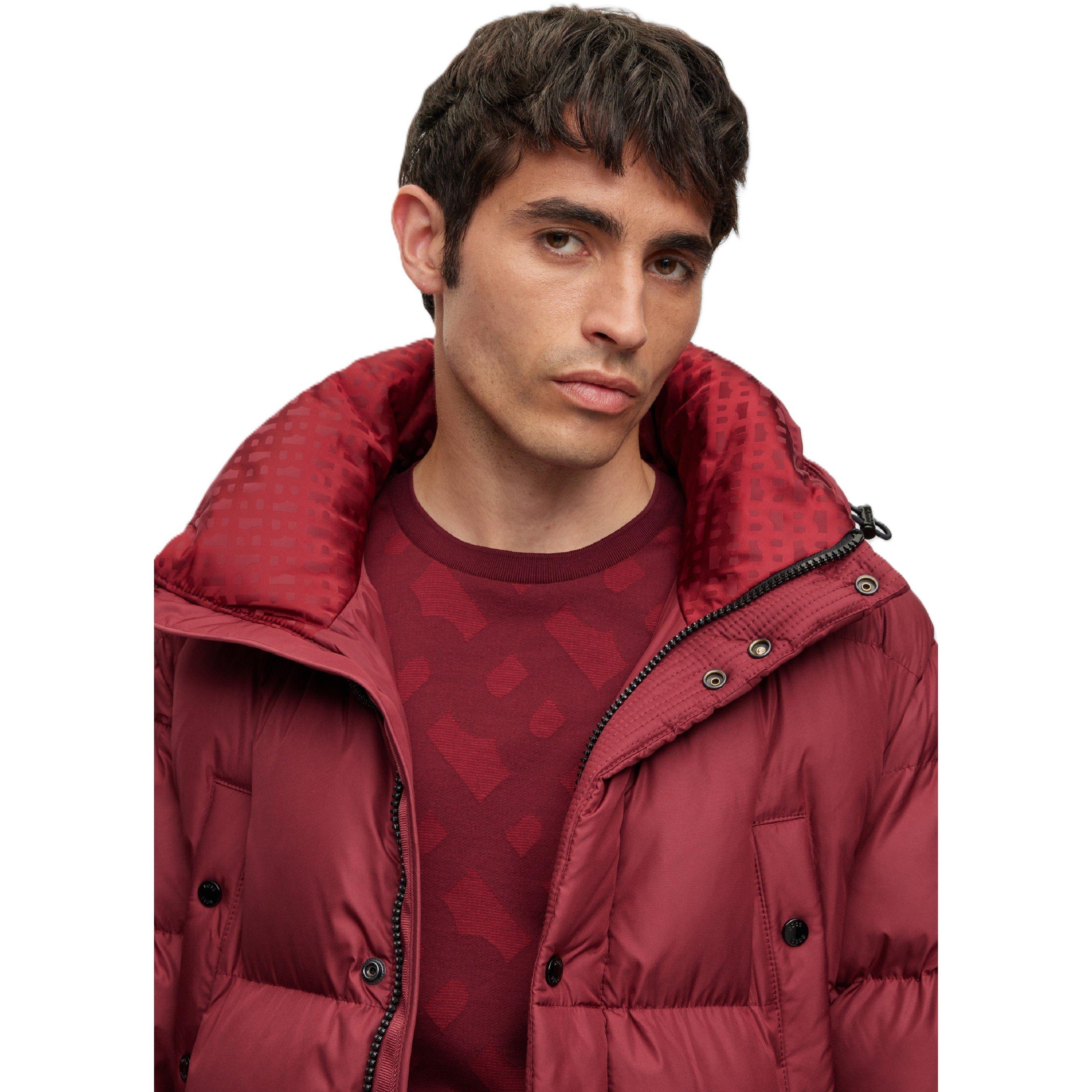 Dark Red - Boss - Men's Condolo Short Puffer Jacket - 3
