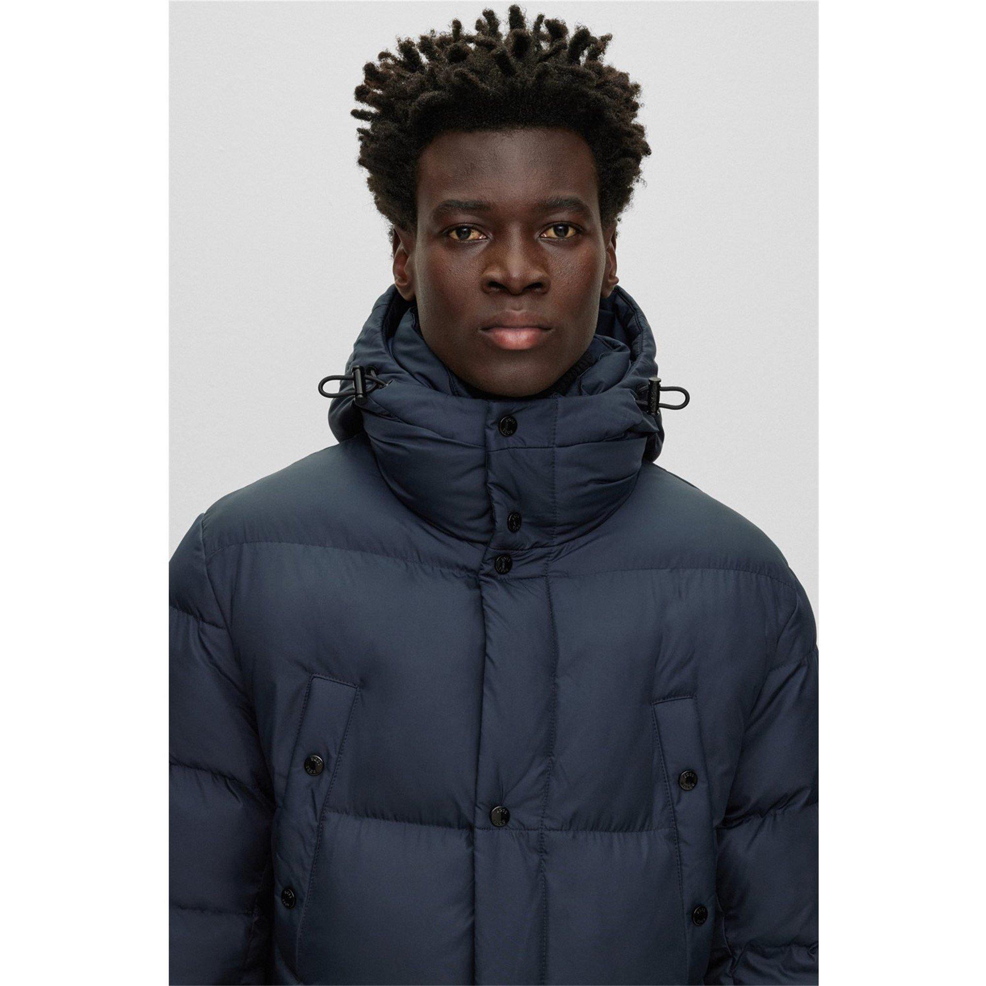 Dark Blue - Boss - Men's Condolo Short Puffer Jacket - 5