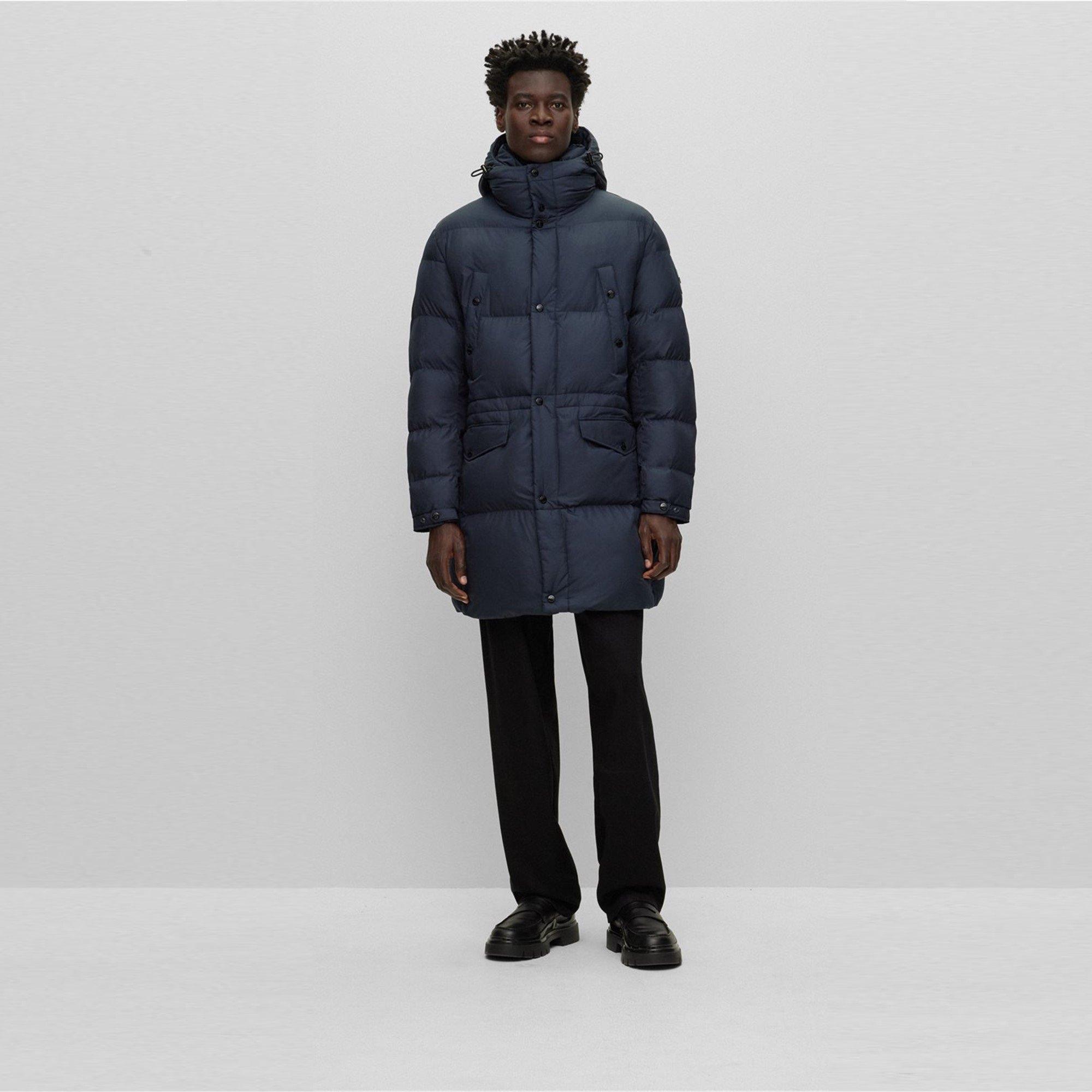 Dark Blue - Boss - Men's Condolo Short Puffer Jacket - 6