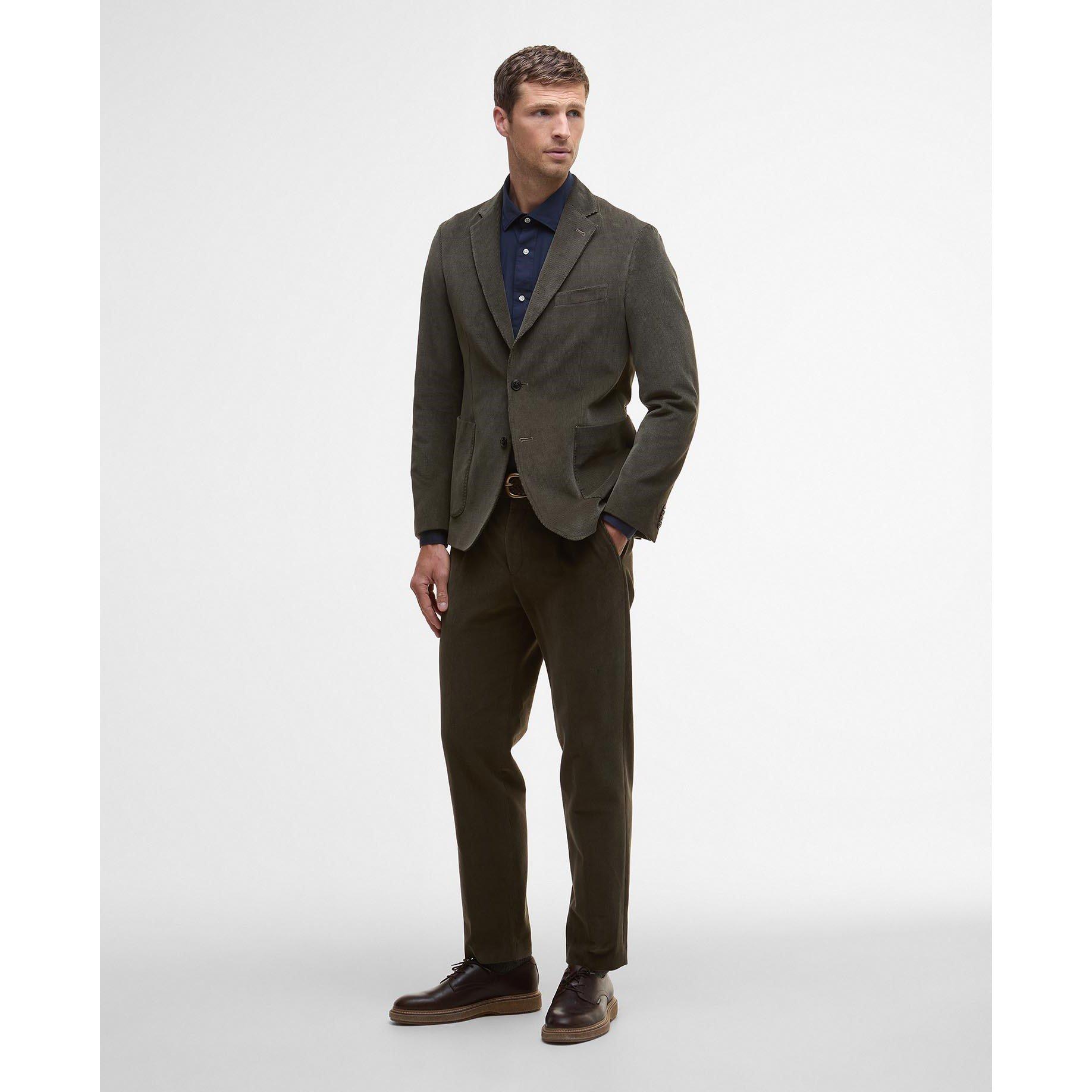 Olive OL51 - Barbour - Men's Wallington Corduroy Long Sleeve Blazer - 8