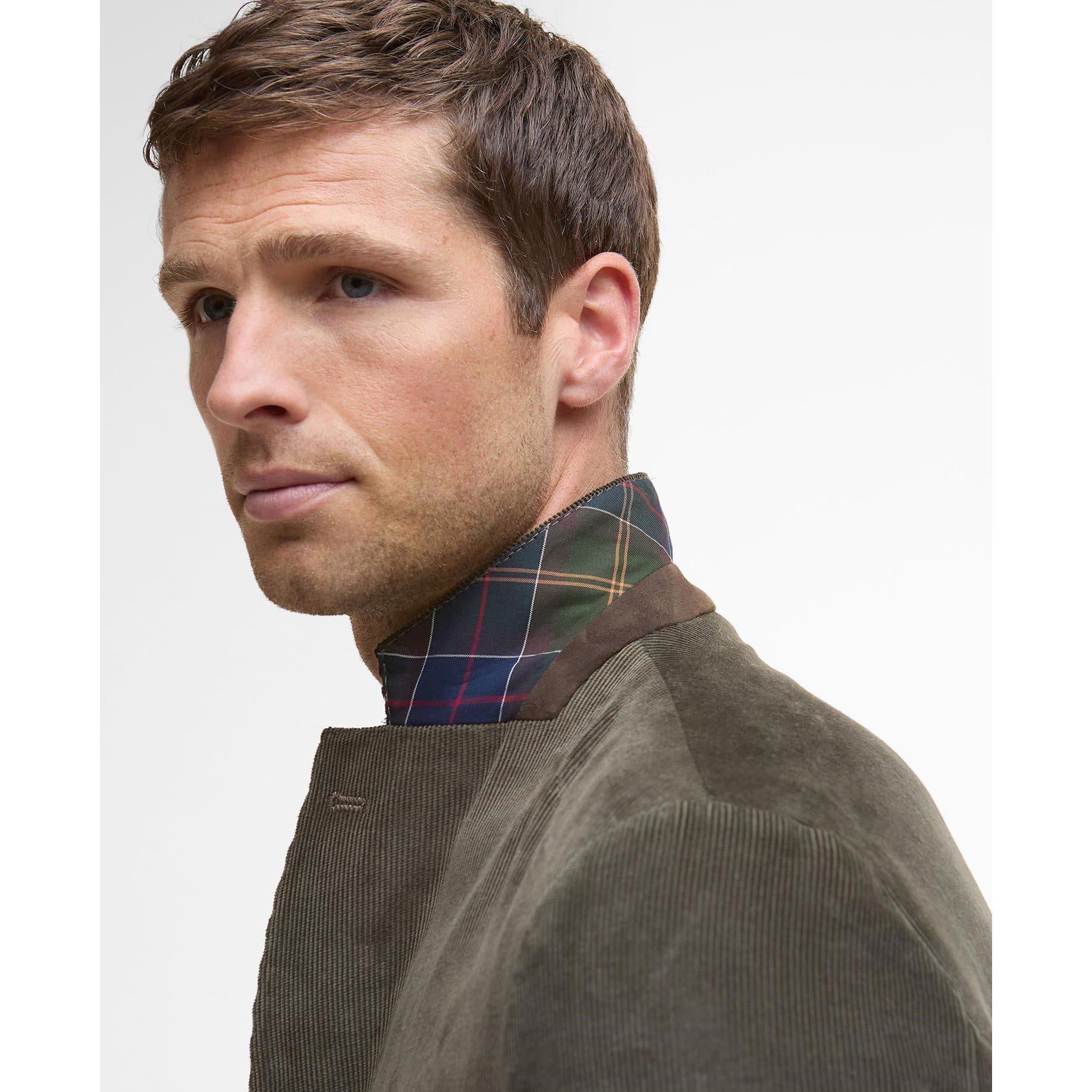 Olive OL51 - Barbour - Men's Wallington Corduroy Long Sleeve Blazer - 5