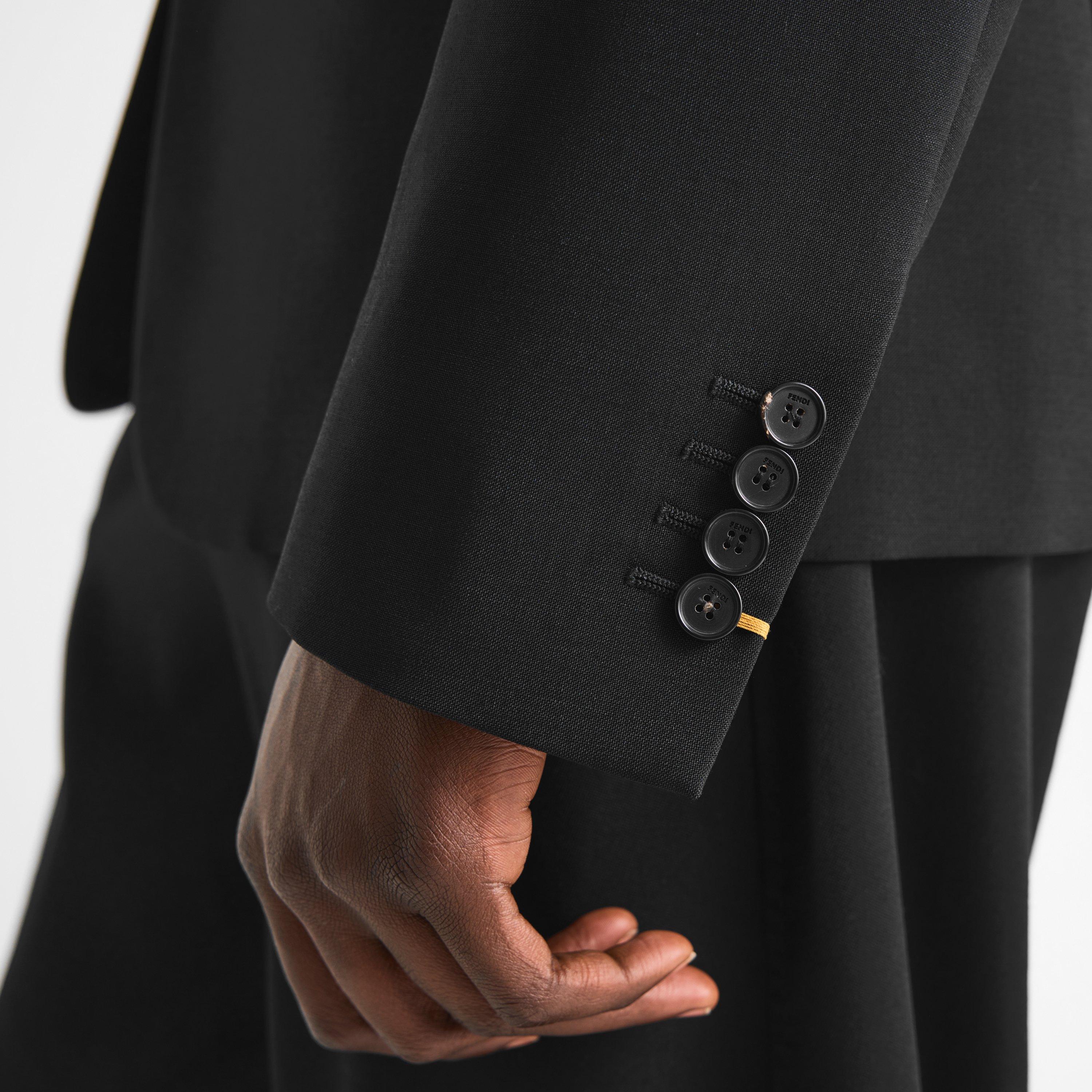 Nero - Fendi - Men's Mohair Blazer - 5