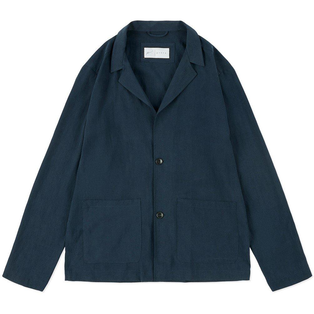 Dark Navy 002 - Prevu - Men's Haaland Lyocell Blazer - 1