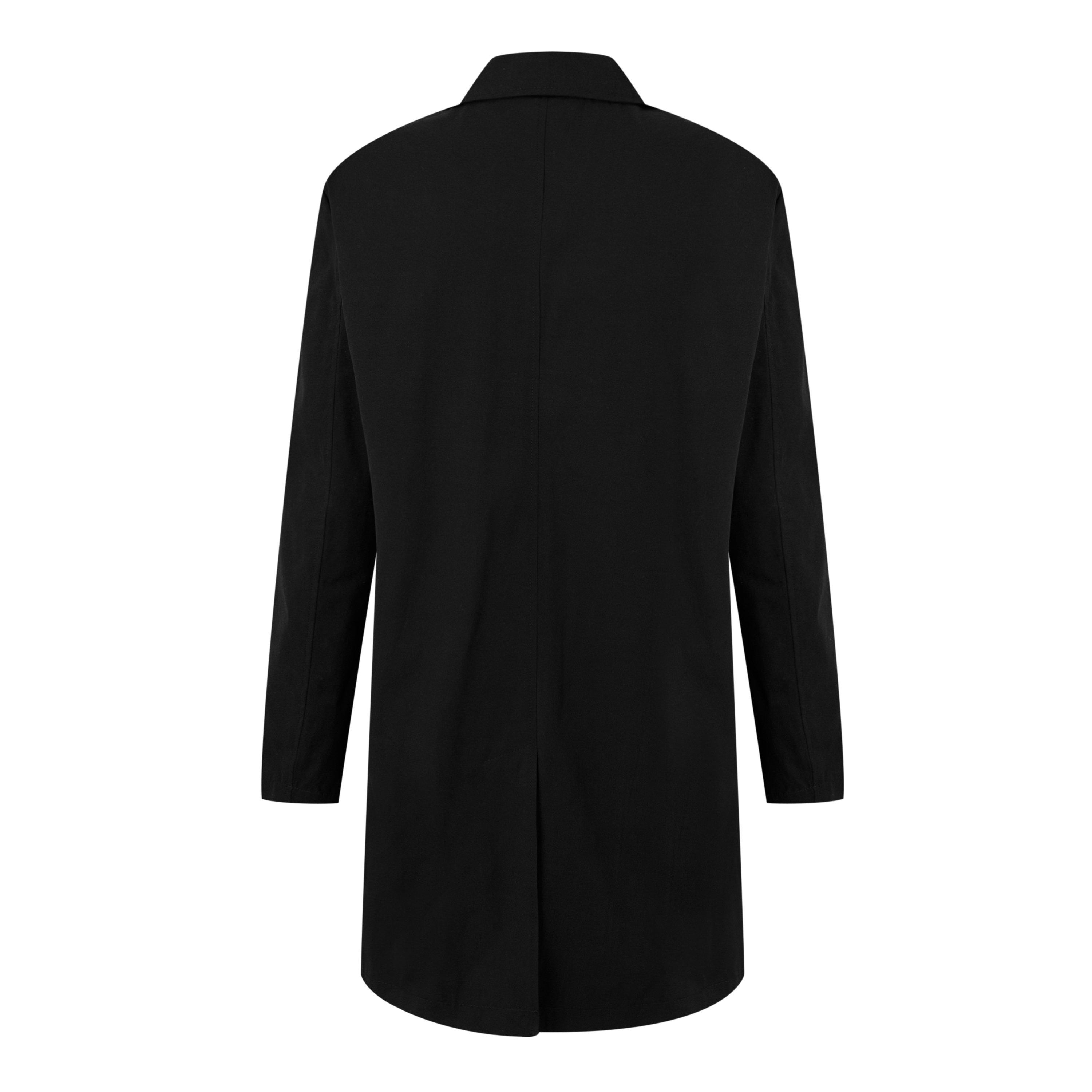 Black - Twisted Tailor - Men's Tennyson Mac Water Resistant Mid-Length Formal Coat - 8