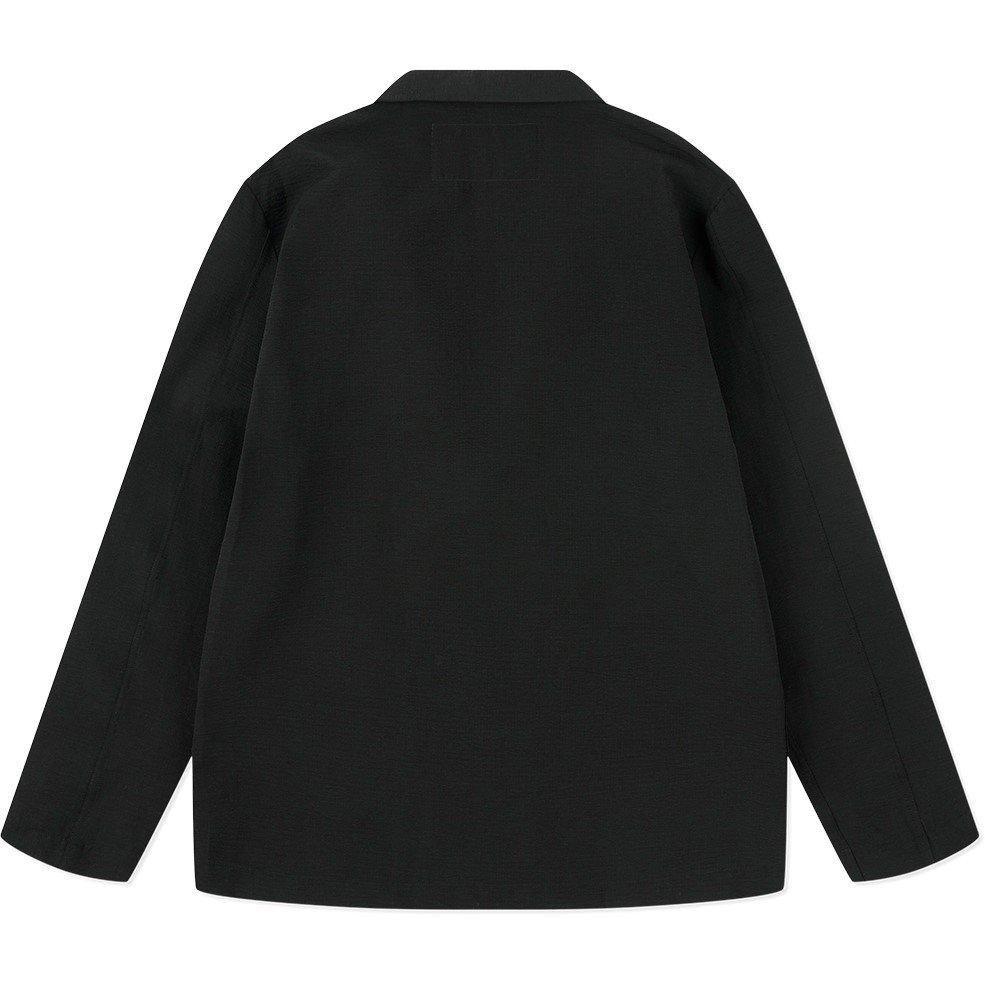 Black 001 - Prevu - Men's Fairfax Seersucker Cotton Blazer - 2