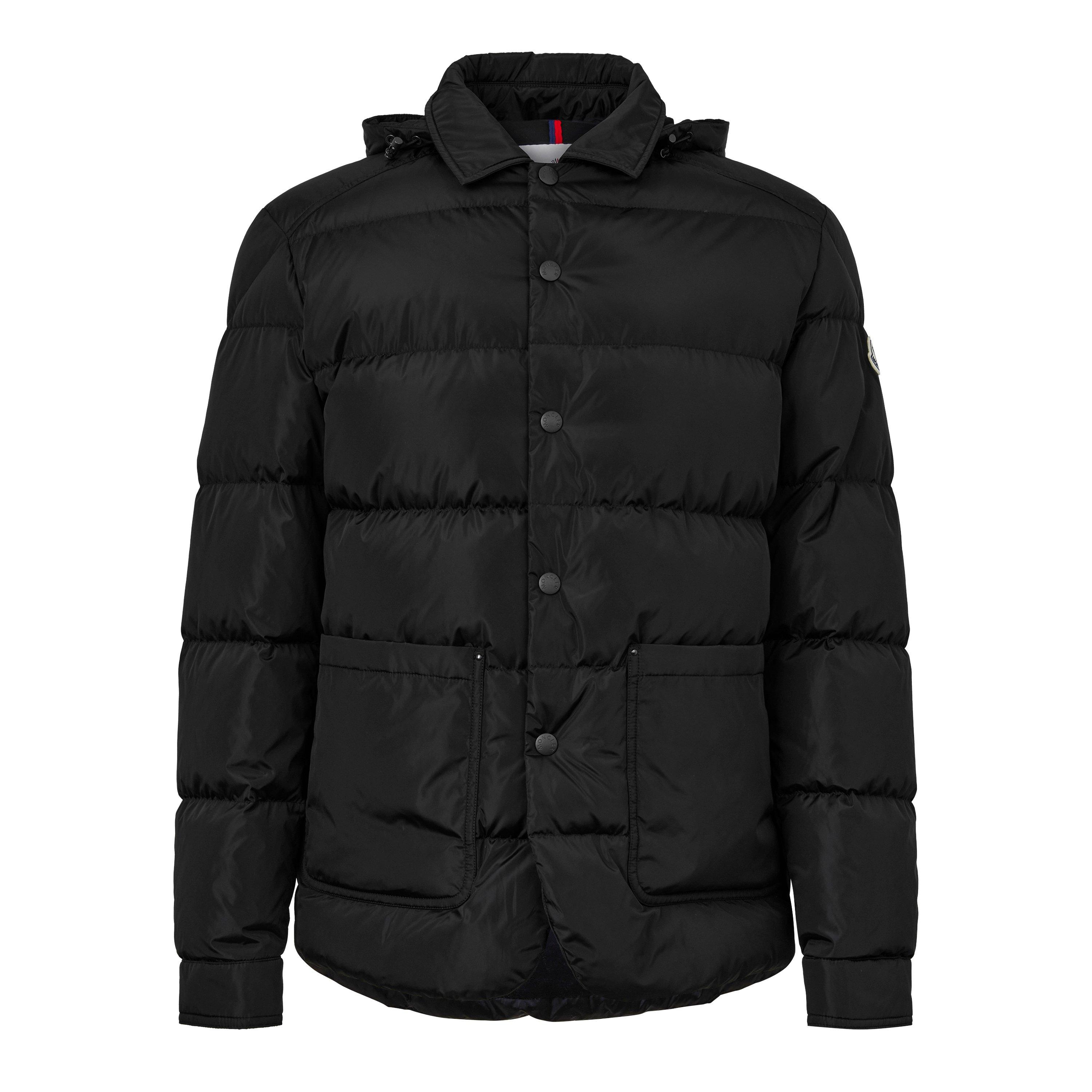 Black 999 - Moncler - Men's Ciareido Down Long Sleeve Detachable Hood Overshirt - 5