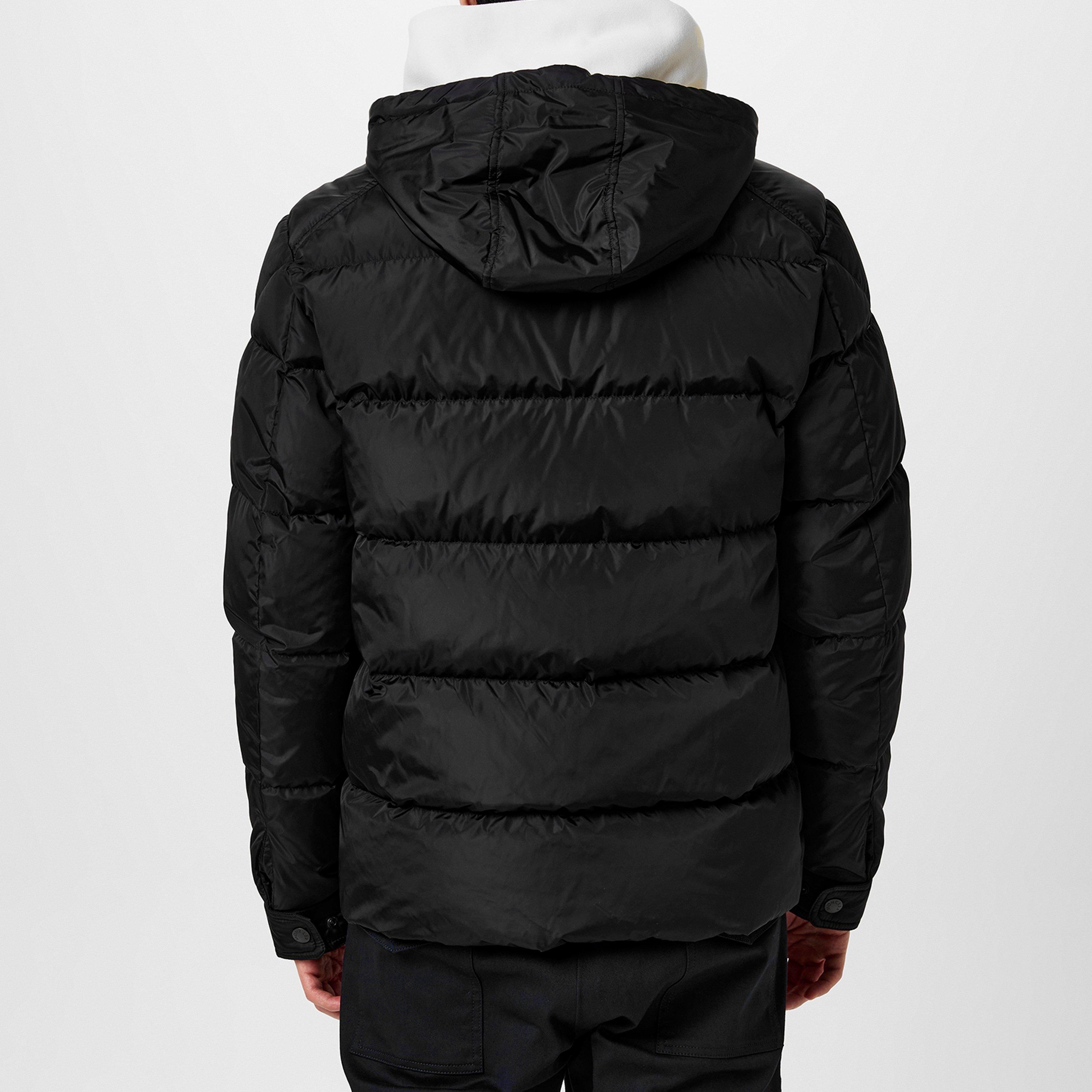 Black 999 - Moncler - Men's Ciareido Down Long Sleeve Detachable Hood Overshirt - 3