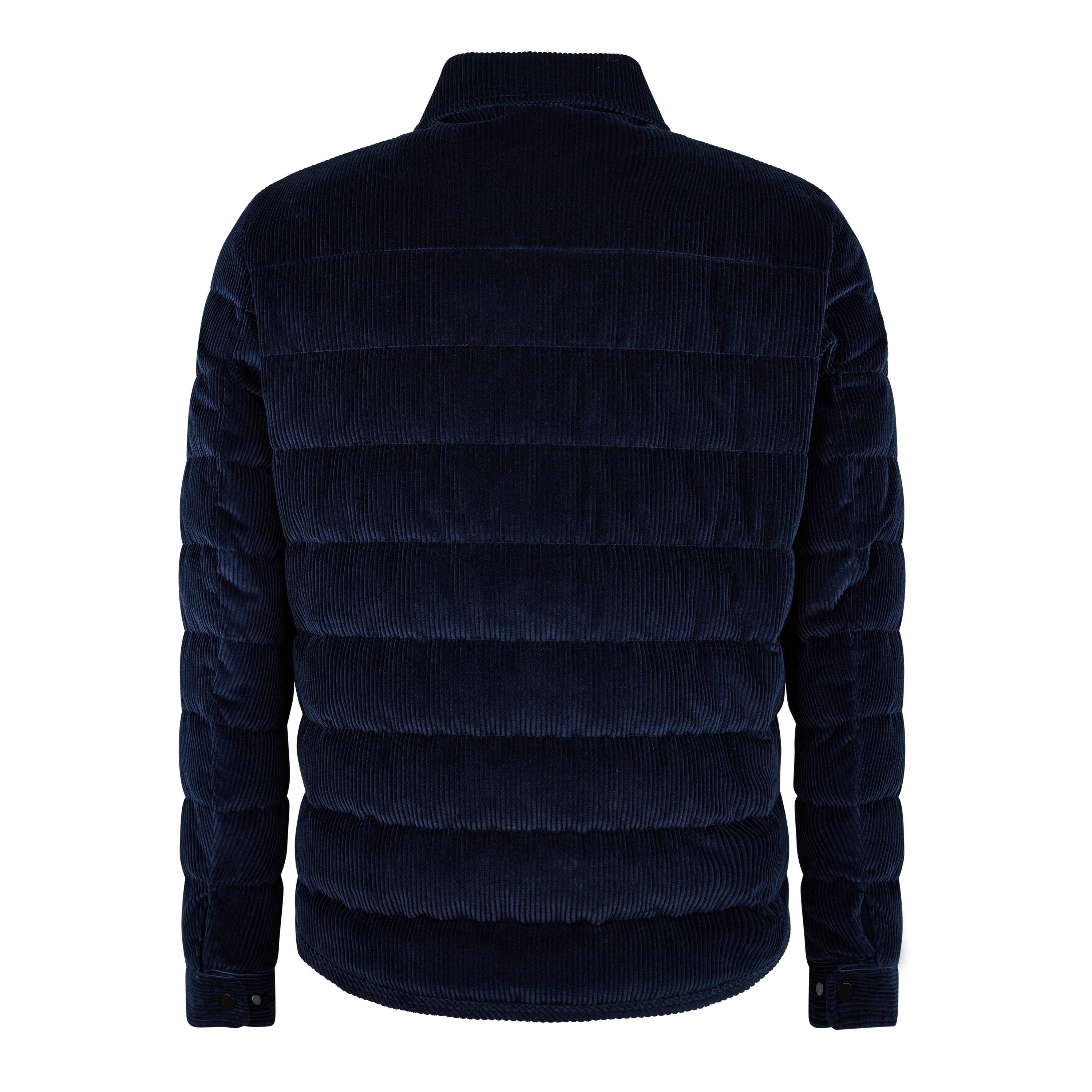 Blue 779 - Moncler - Men's Corduroy Puffer Long Sleeve Cotton Overshirt - 6