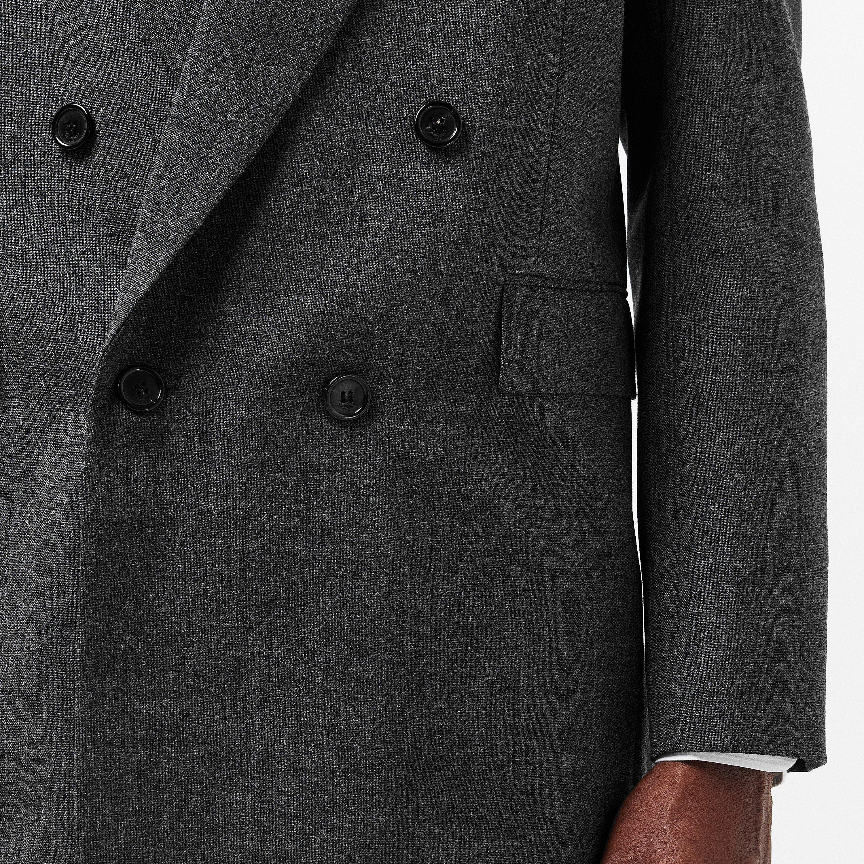 Grey - Saint Laurent - Men's  Structured Shoulder Blazer - 5