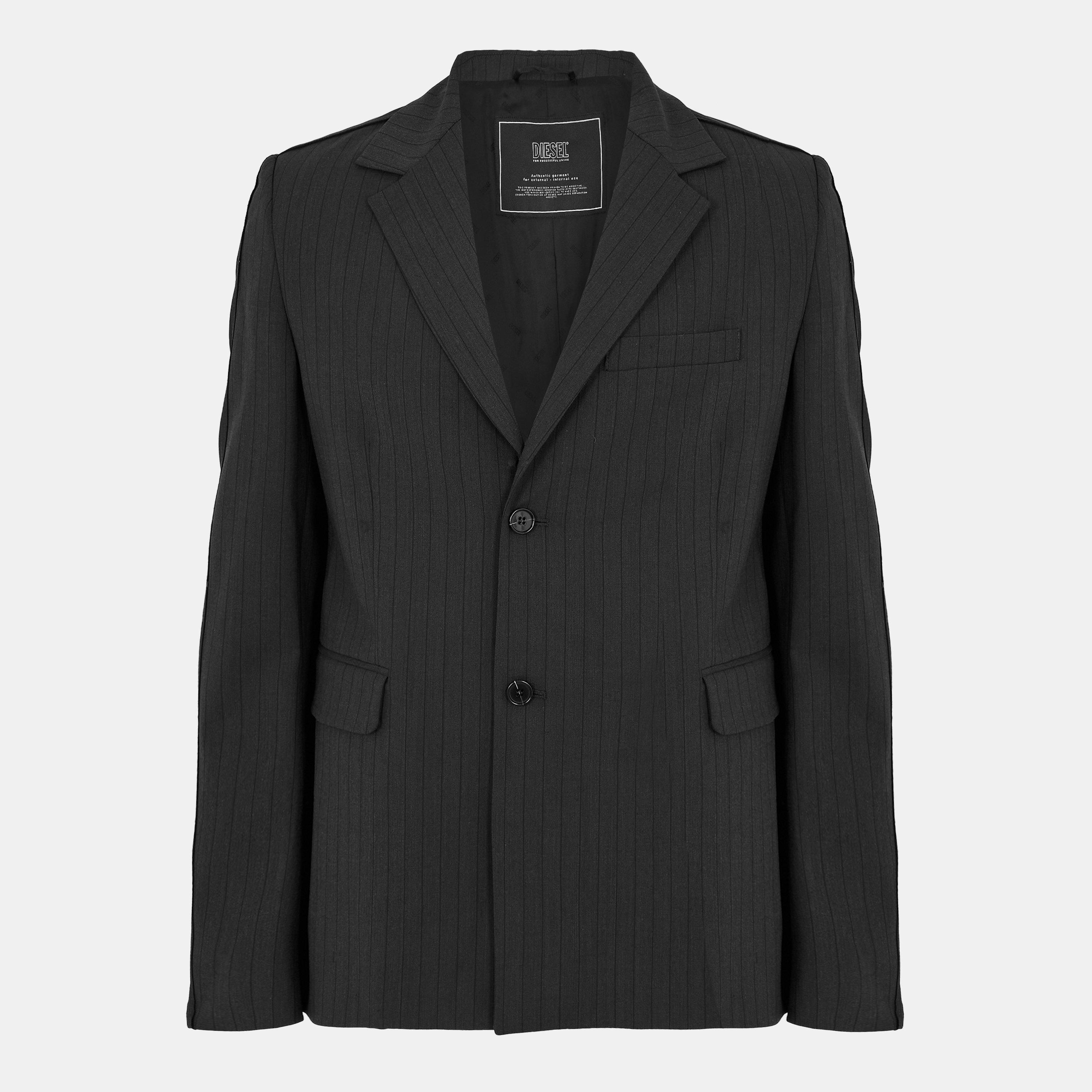 Grey - Diesel - Men's Wire Structured Blazer - 1