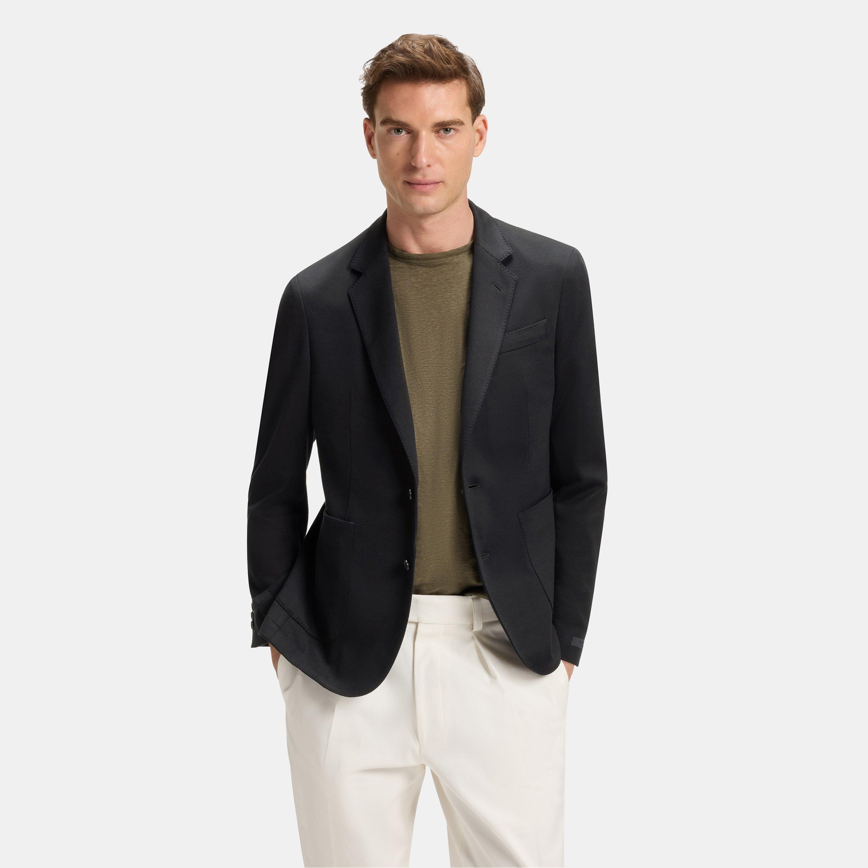 Dark Blue 408 - Boss - Men's BECKHAM x BOSS Double Breasted Long Sleeve Blazer - 2