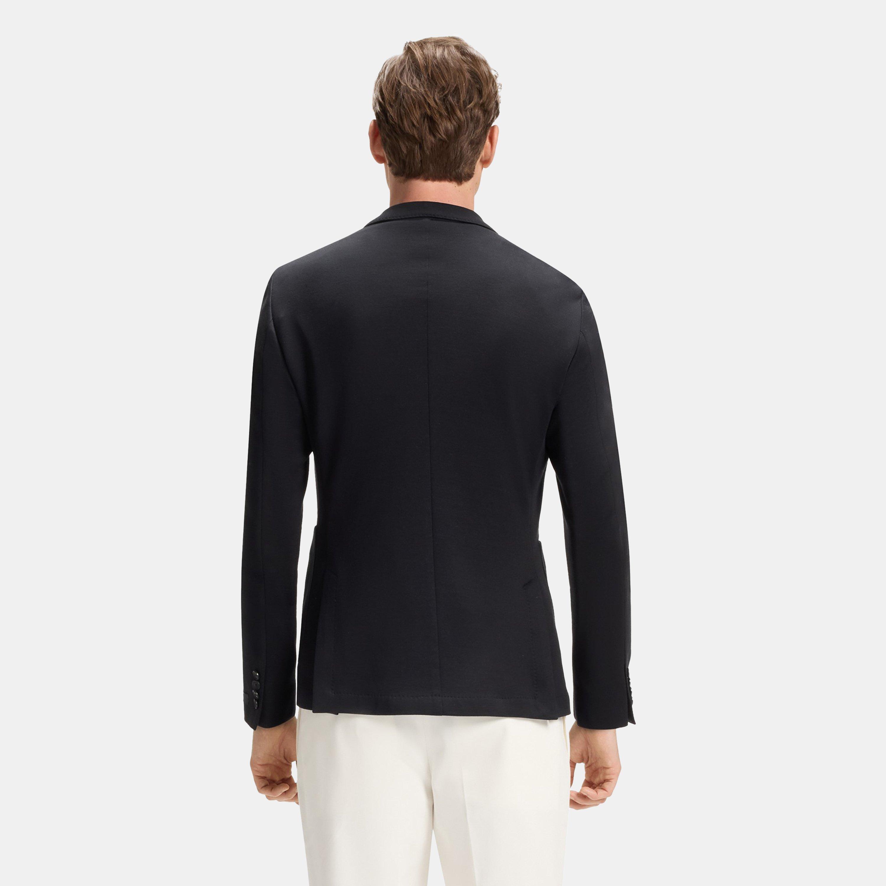 Dark Blue 408 - Boss - Men's BECKHAM x BOSS Double Breasted Long Sleeve Blazer - 3