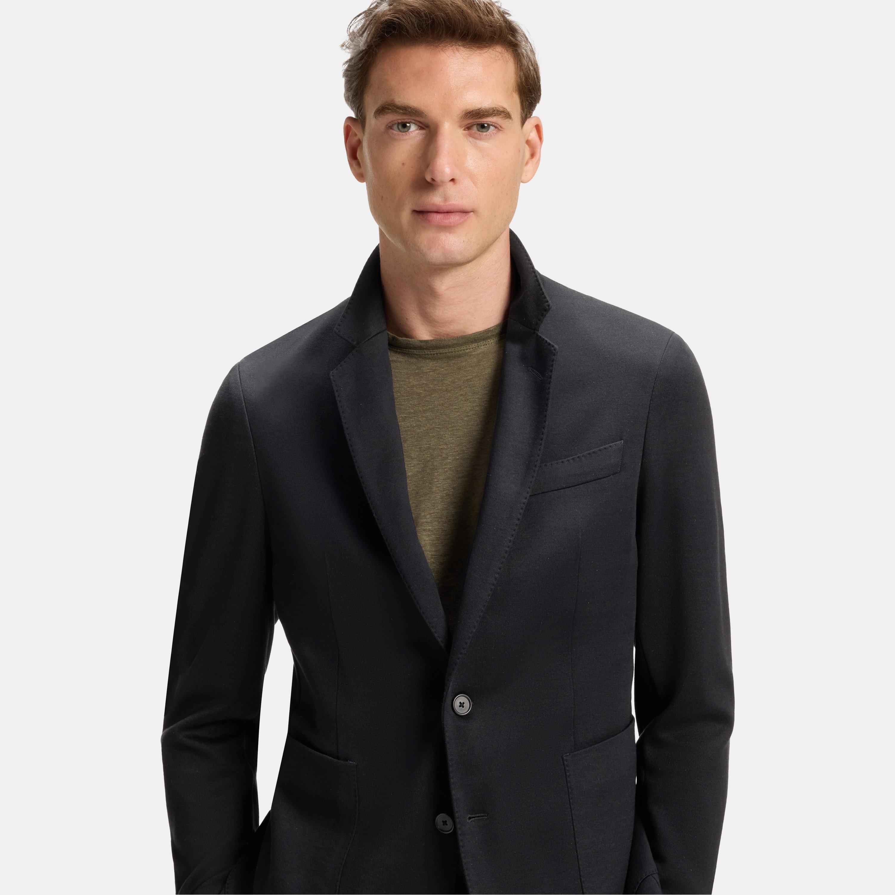 Dark Blue 408 - Boss - Men's BECKHAM x BOSS Double Breasted Long Sleeve Blazer - 4