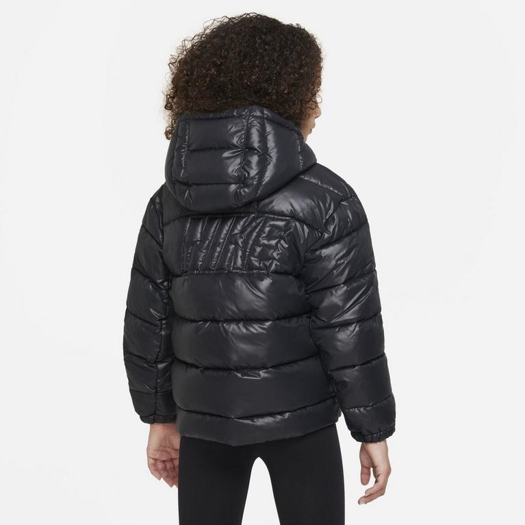 Noir/Blanc - Nike - Sportswear Therma-Fit Big Kids' Insulated Jacket Anorak Unisex Kids - 2