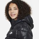 Noir/Blanc - Nike - Sportswear Therma-Fit Big Kids' Insulated Jacket Anorak Unisex Kids - 3
