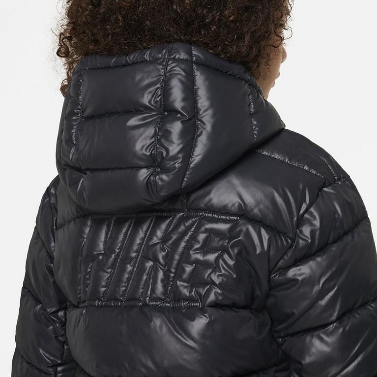 Noir/Blanc - Nike - Sportswear Therma-Fit Big Kids' Insulated Jacket Anorak Unisex Kids - 5