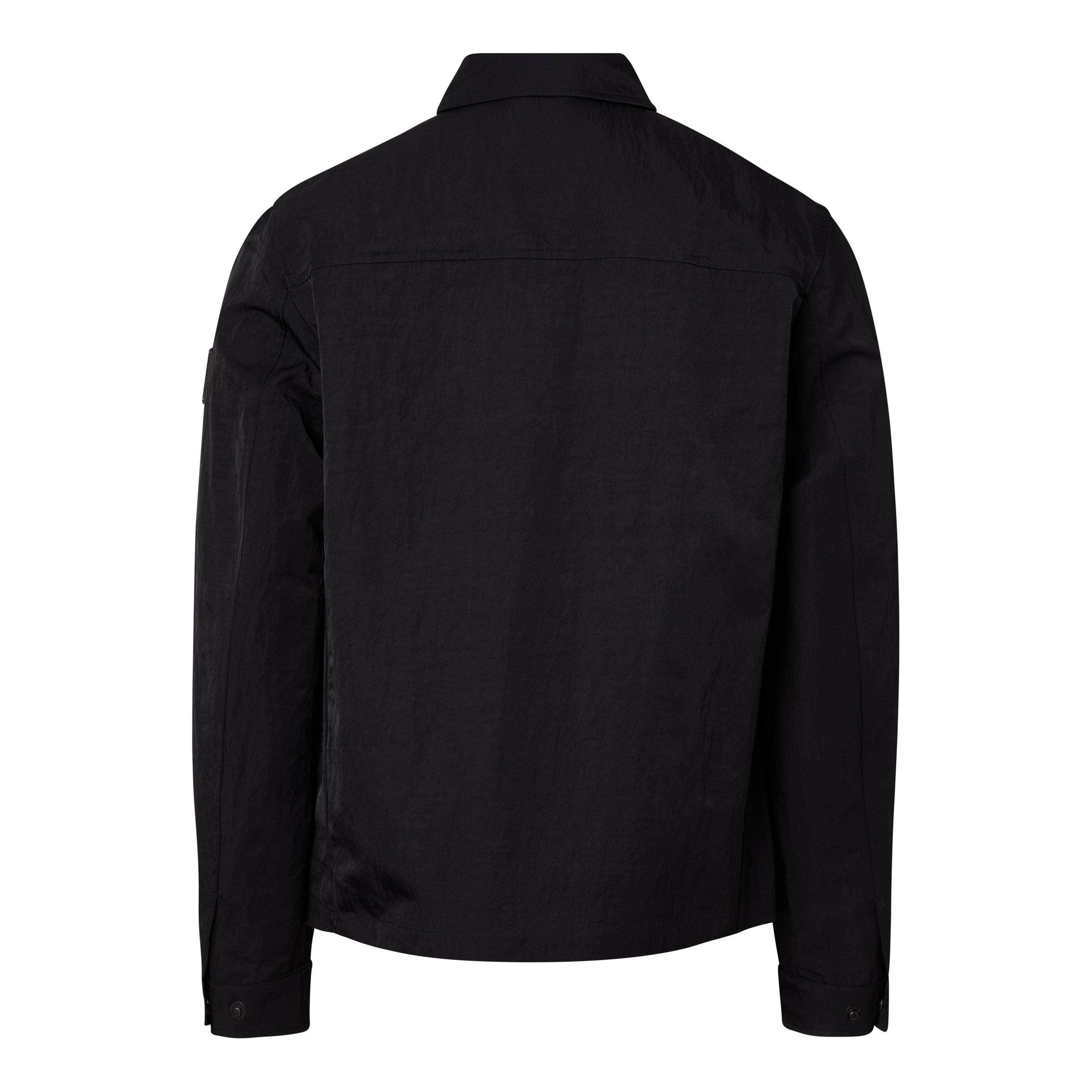 CK Black BEH - Calvin Klein - Men's Heavy Crinkled  Lifestyle Long Sleeve Overshirt - 2