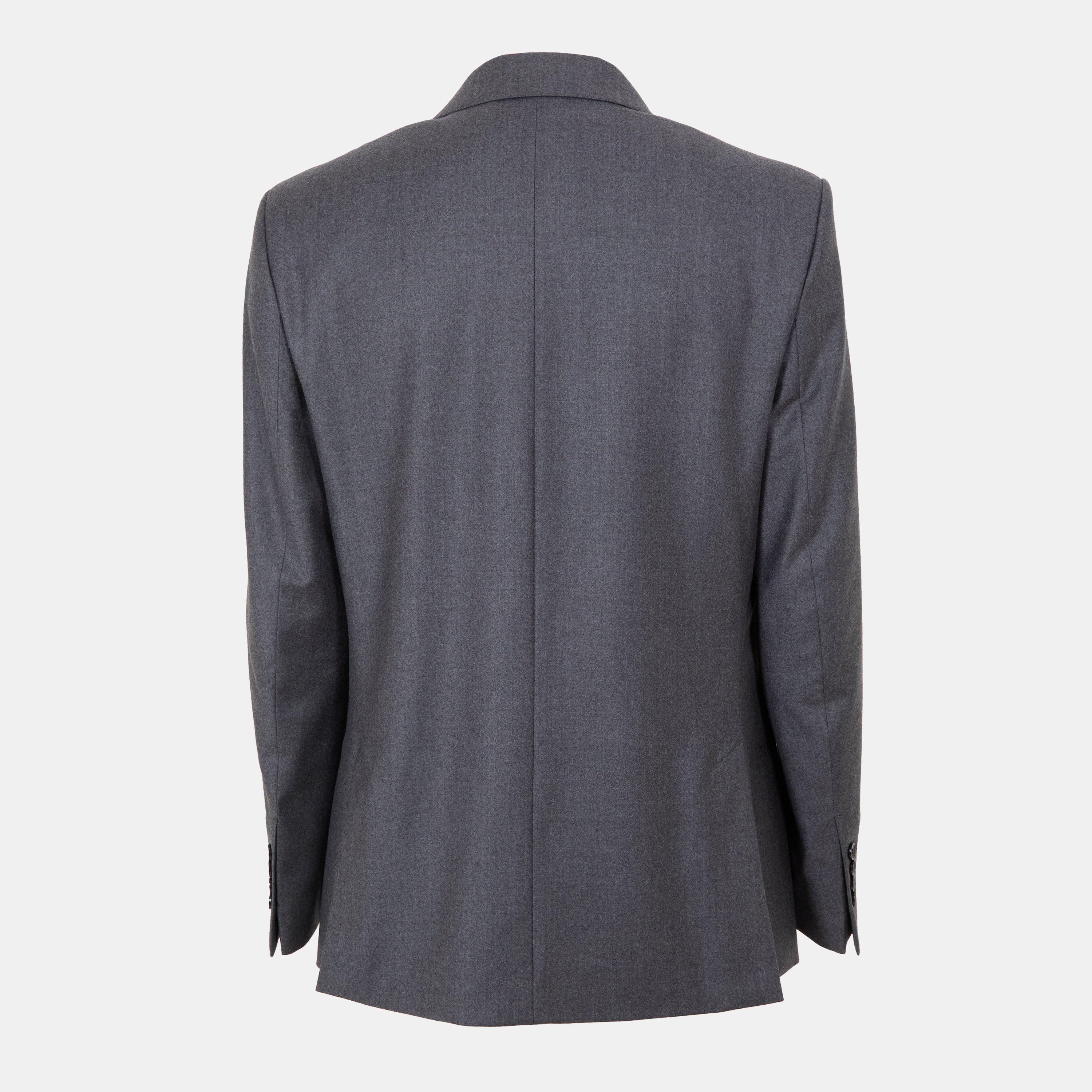 Anthracite 020 - Ami Paris - Men's Button Blazer - 2