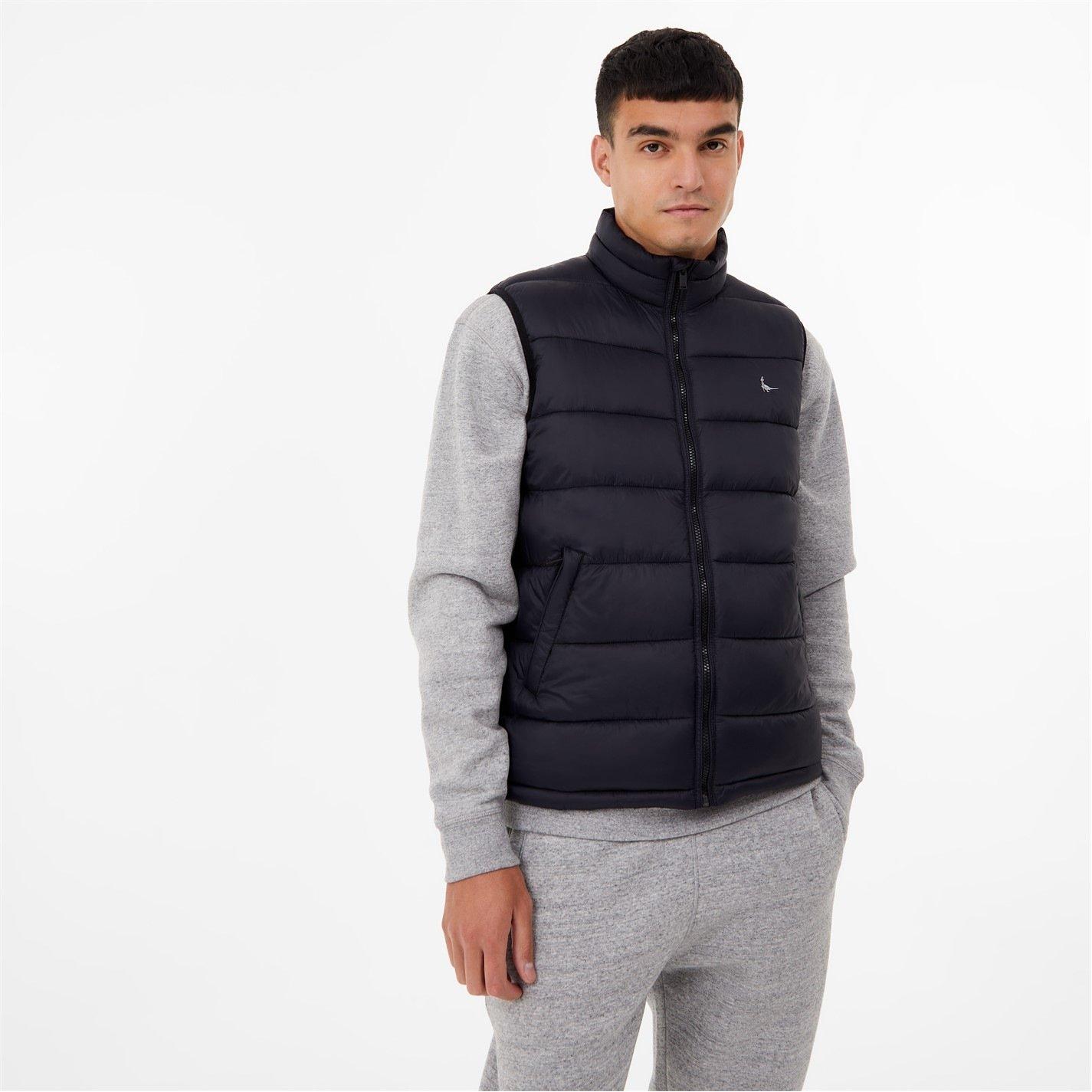 Zwart - Jack Wills - Kershaw Lightweight Puffer Gilet Mens - 3