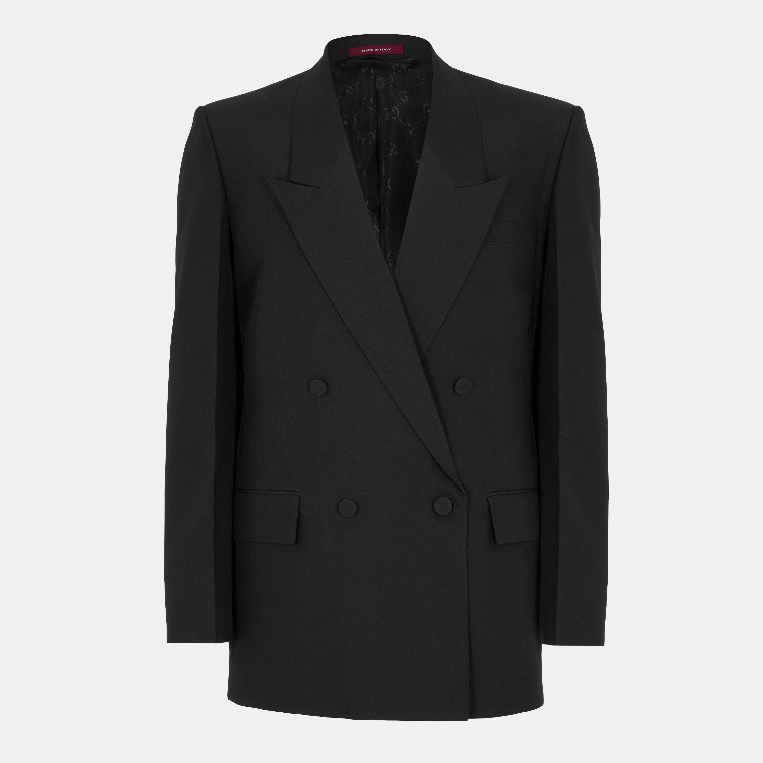 Gucci Men's Classic Structured Blazer - Black - L