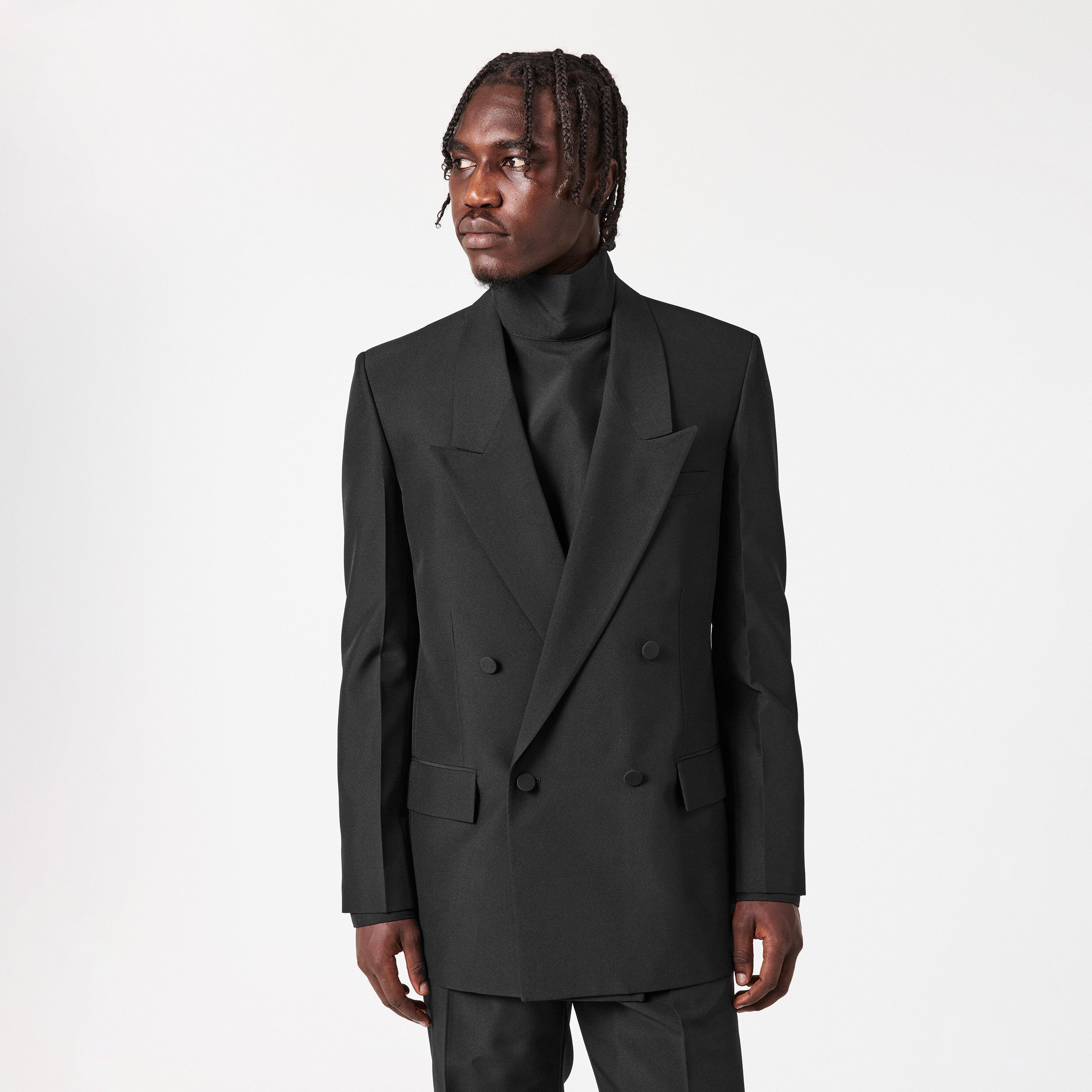 Black - Gucci - Men's Structured Blazer - 3