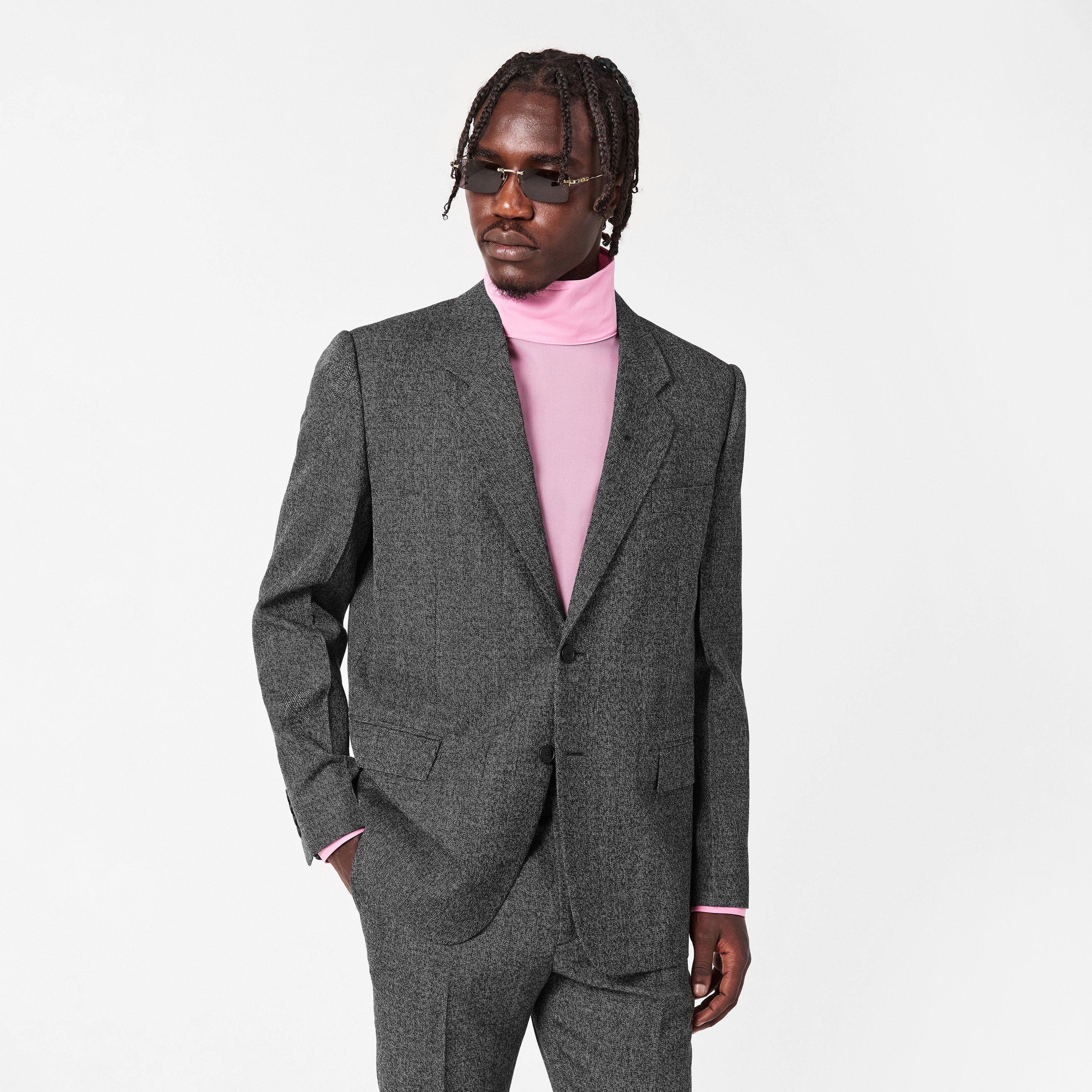 Black - Gucci - Men's Wool Blazer - 3