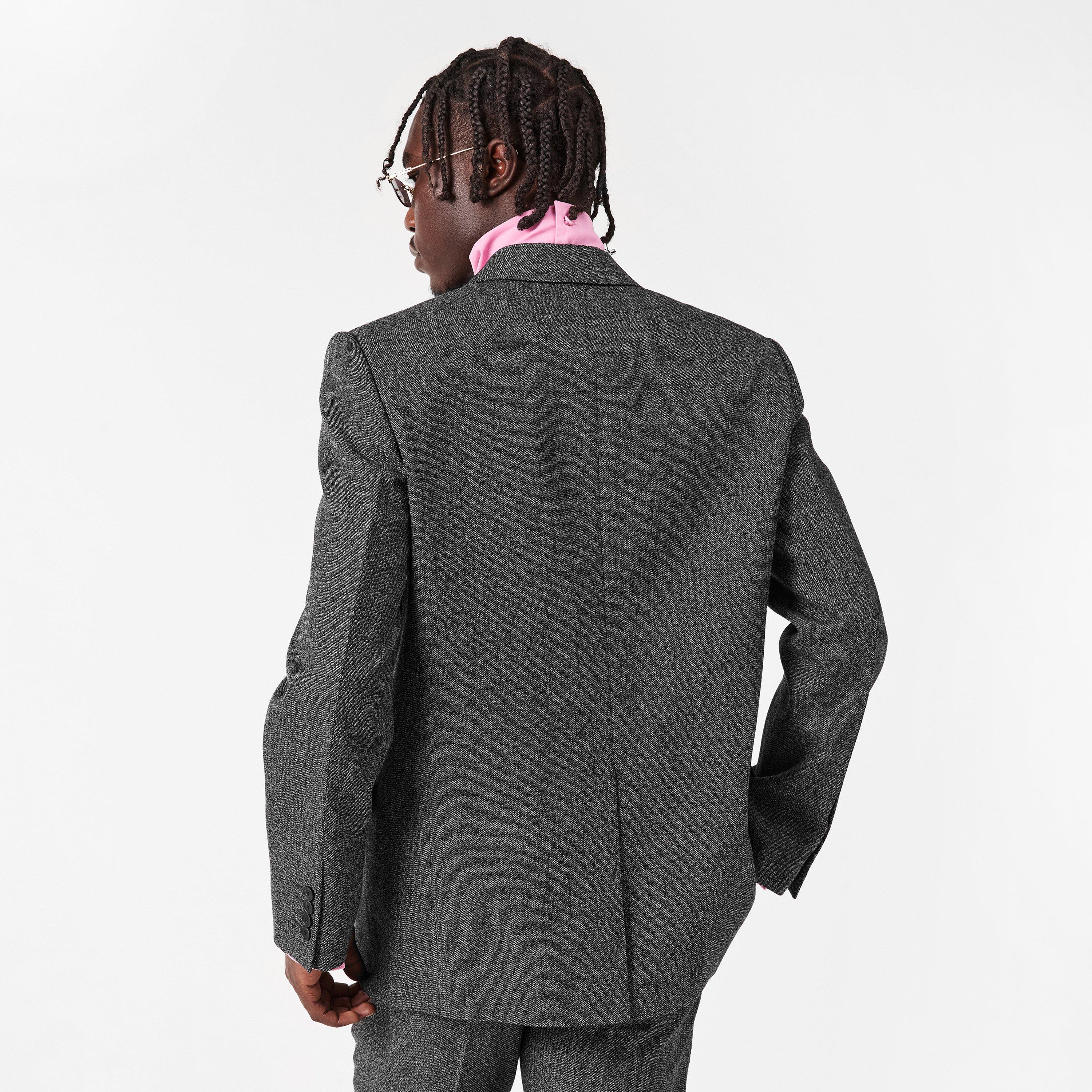 Black - Gucci - Men's Wool Blazer - 4