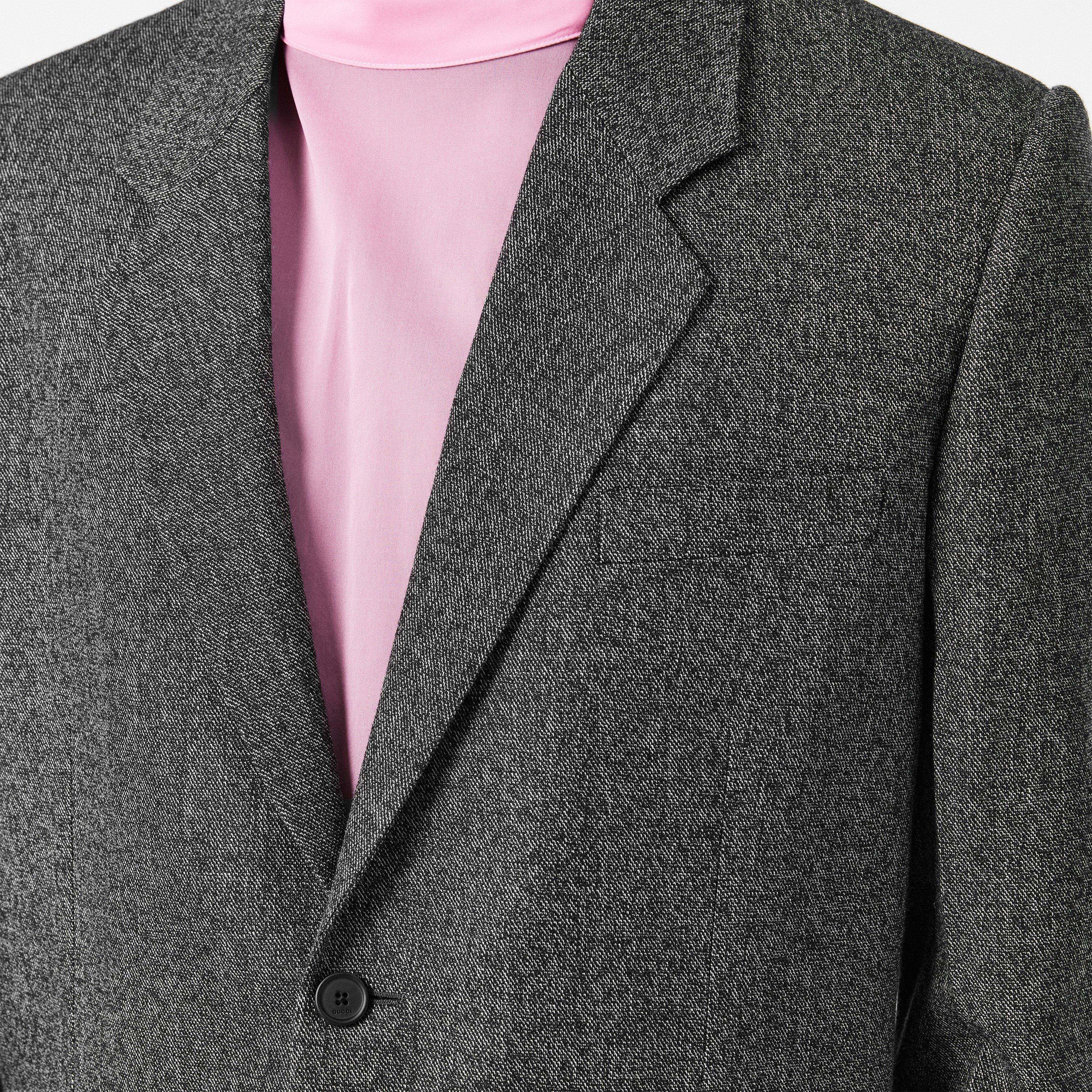 Black - Gucci - Men's Wool Blazer - 5