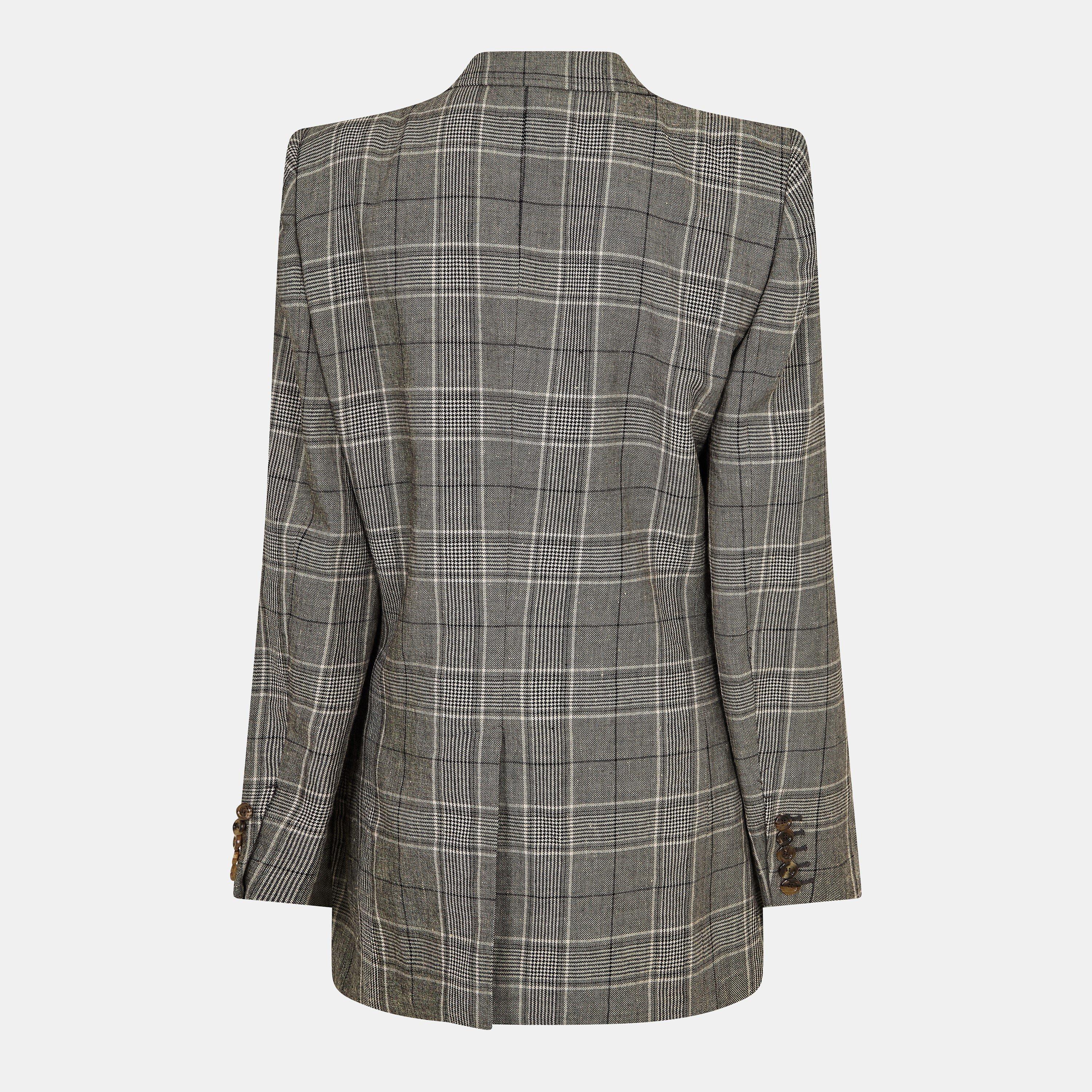 Black/Grey - Gucci - Men's Italian Structured Blazer - 2