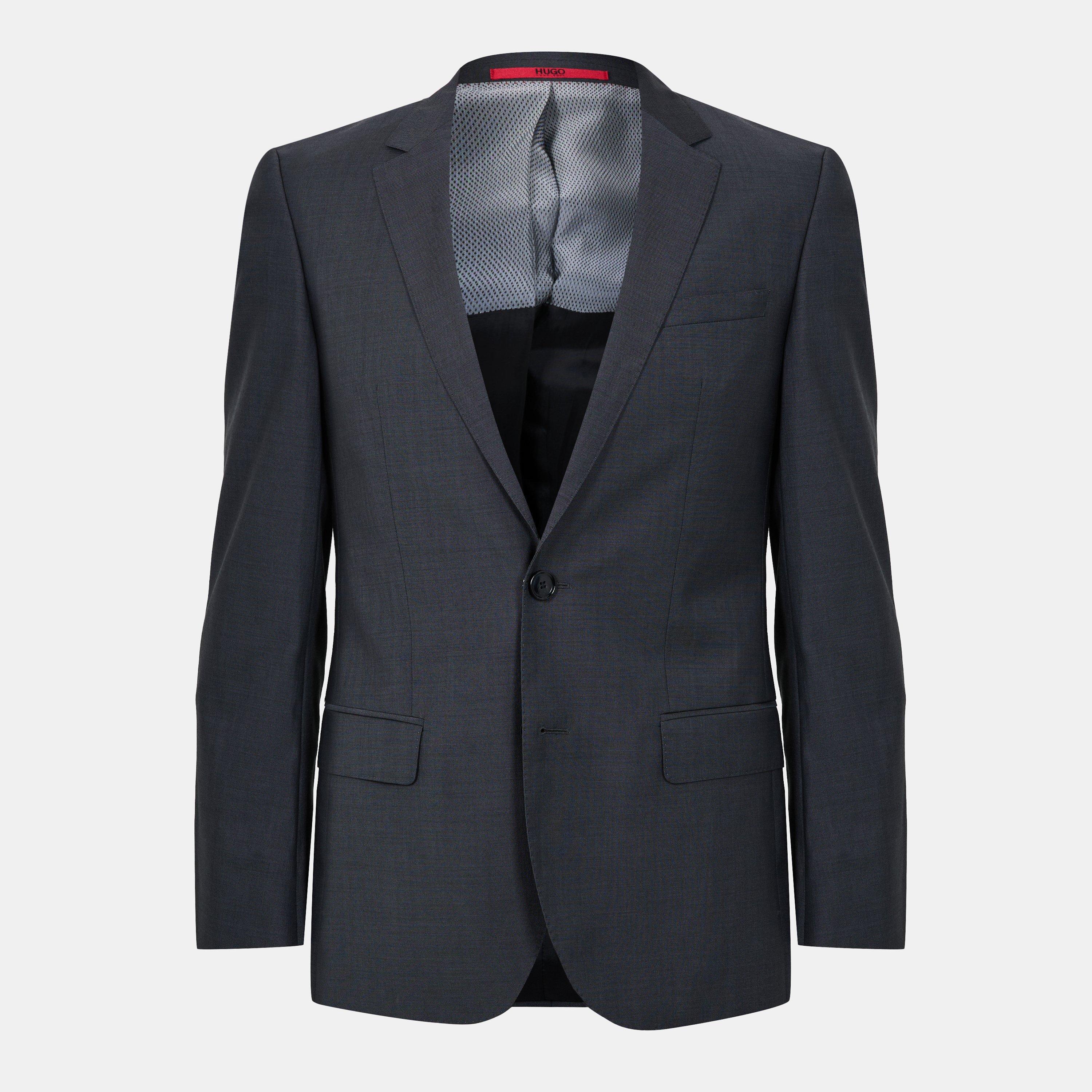 Hugo Men's Structured Blazer - Dark Grey - 36 (46)