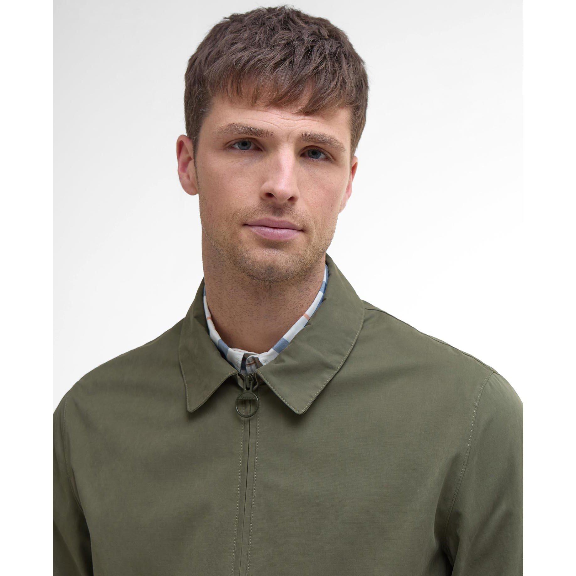 Light Moss - Barbour - Men's Fernport Lightweight Weather-Resistant Coach Jacket - 4