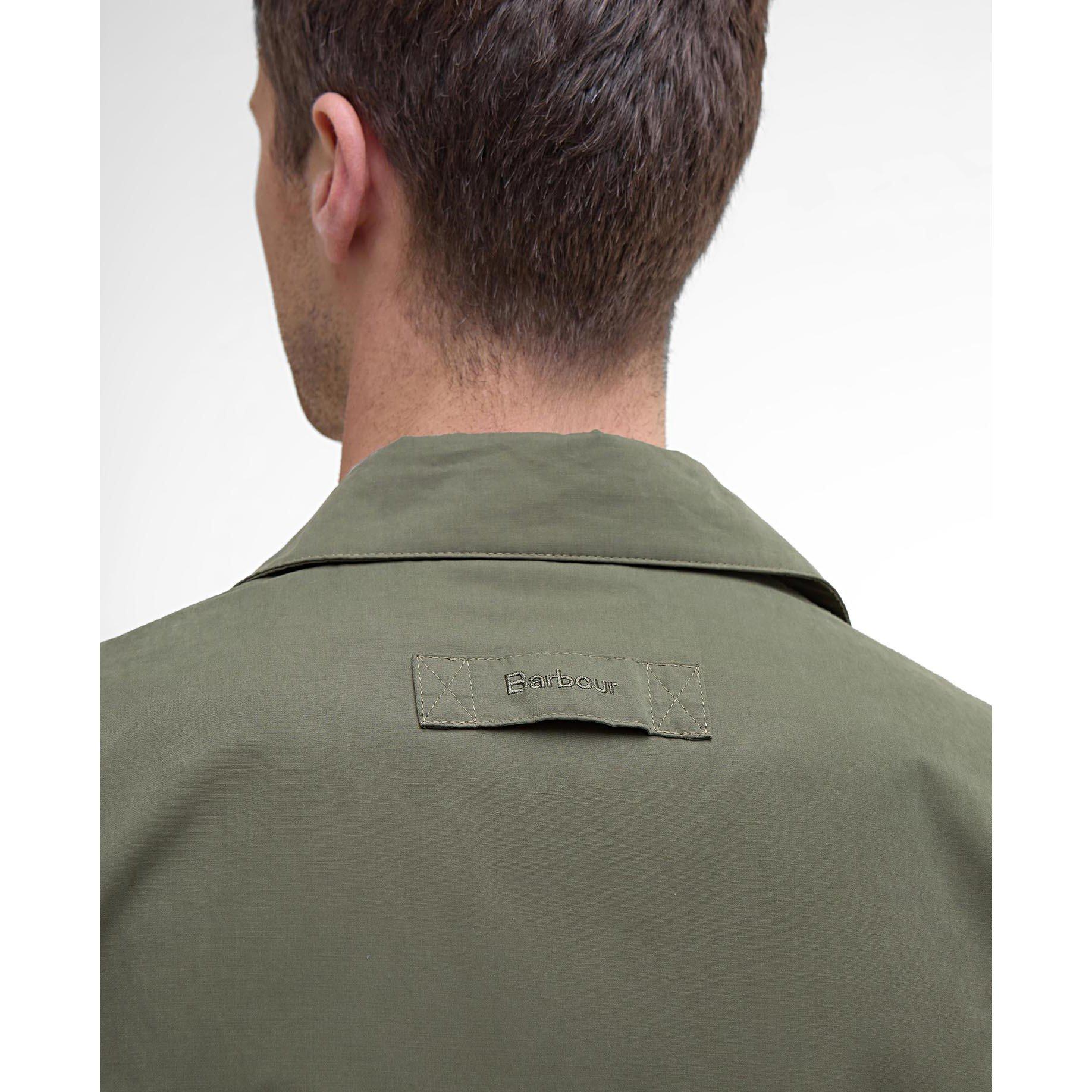 Light Moss - Barbour - Men's Fernport Lightweight Weather-Resistant Coach Jacket - 6