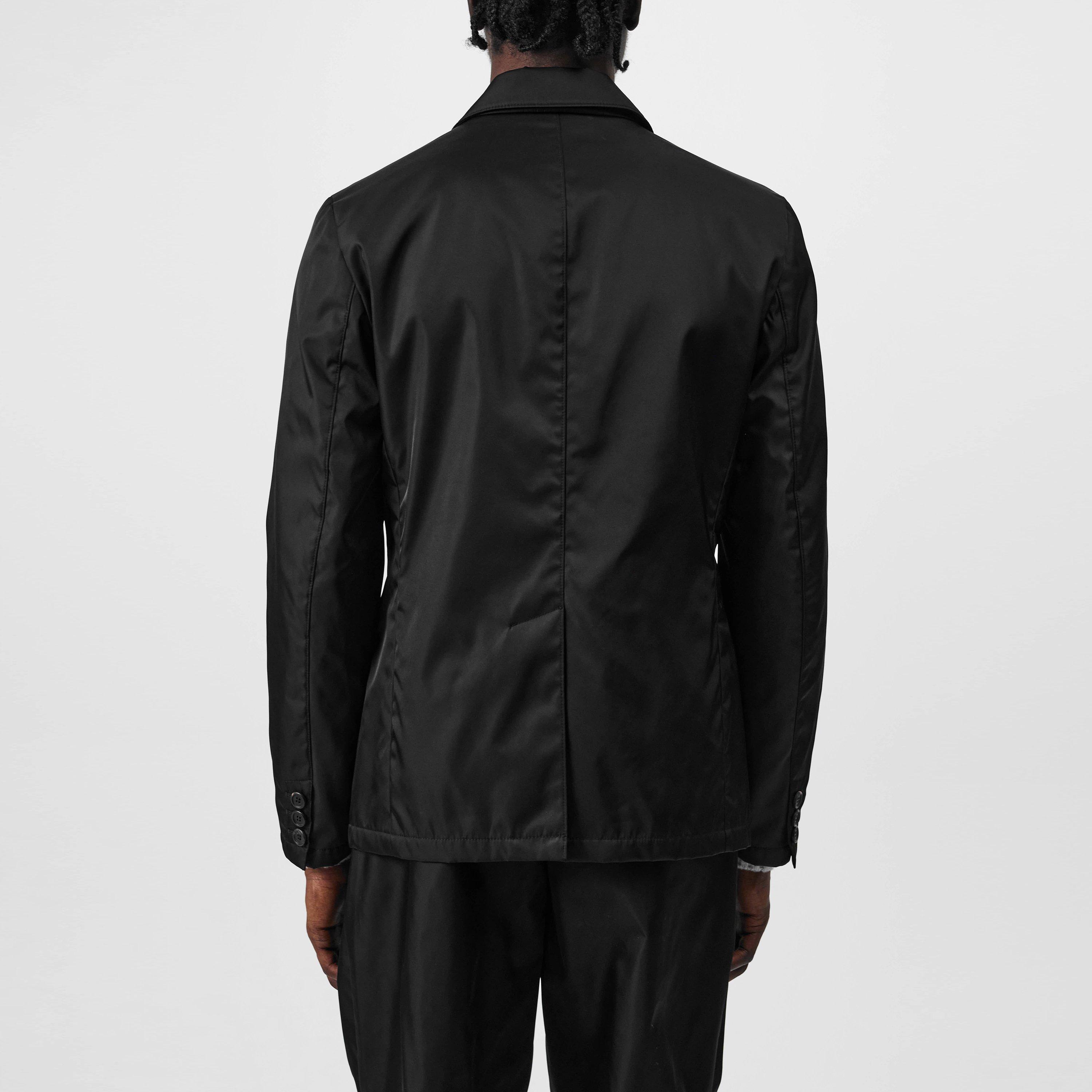 Black - Prada - Men's  Badge Long Sleeve Blazer - 4