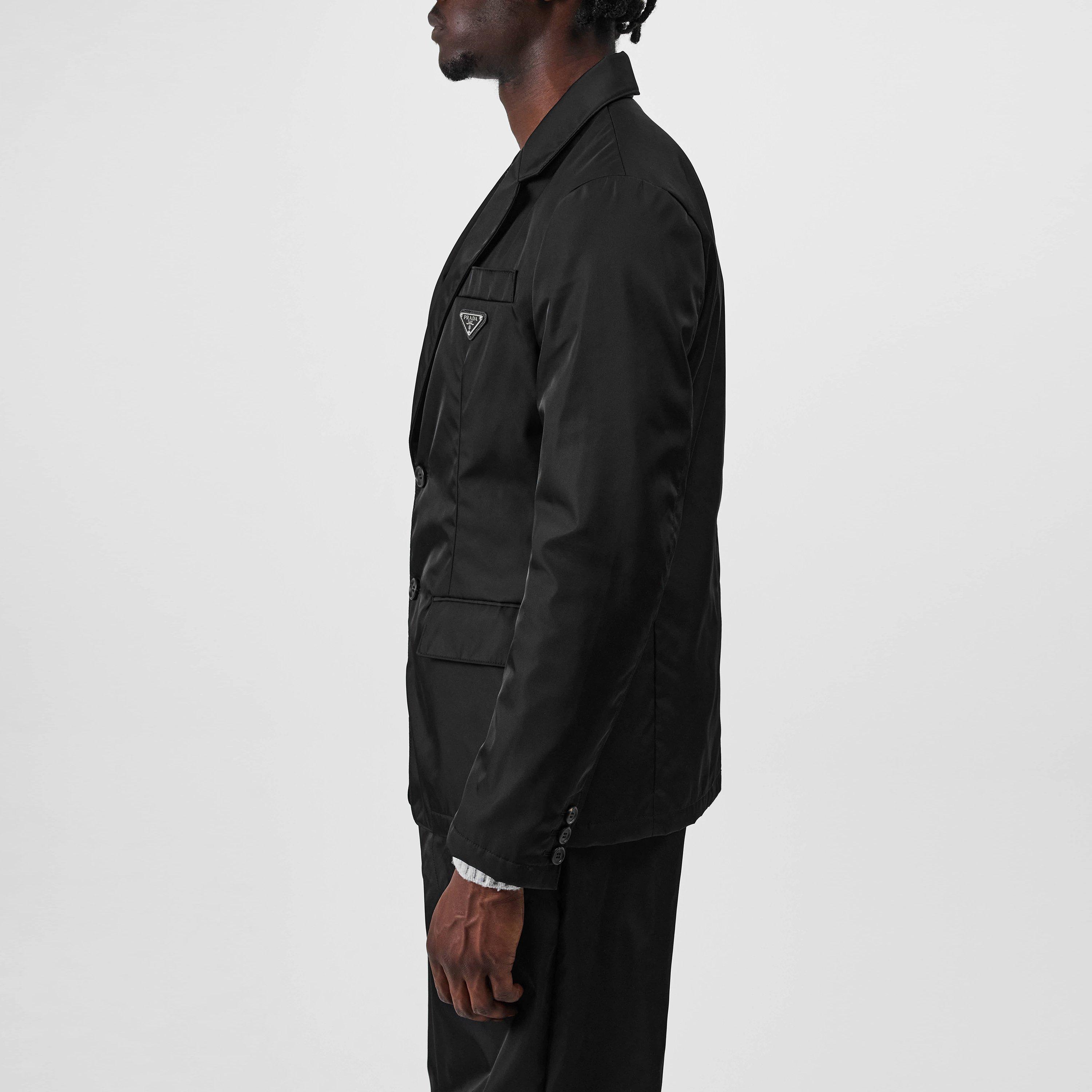 Black - Prada - Men's  Badge Long Sleeve Blazer - 5