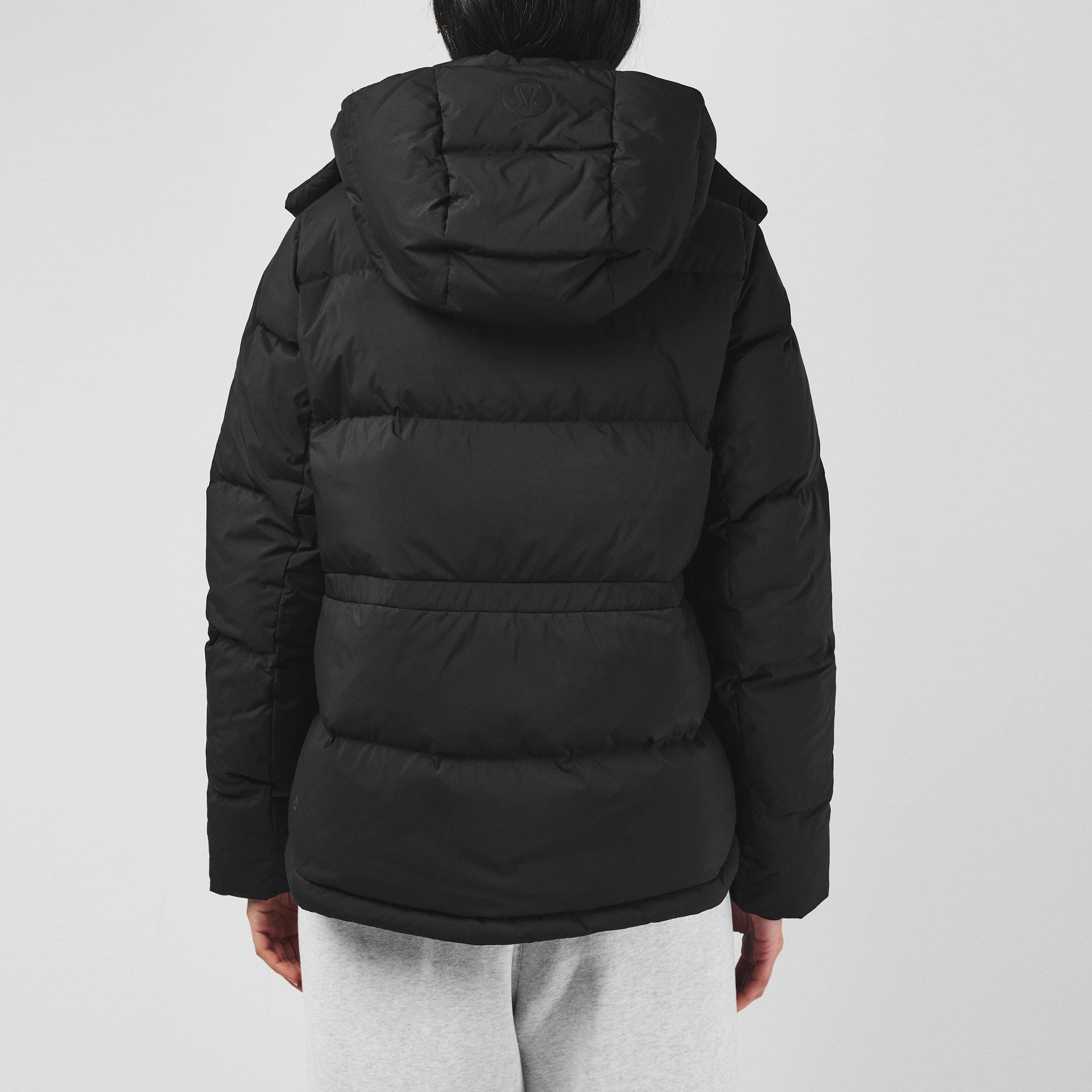Black - Lululemon - Women's Wunder Water Resistant Windproof Goose Down Detachable Hood Puffer Jacket - 4