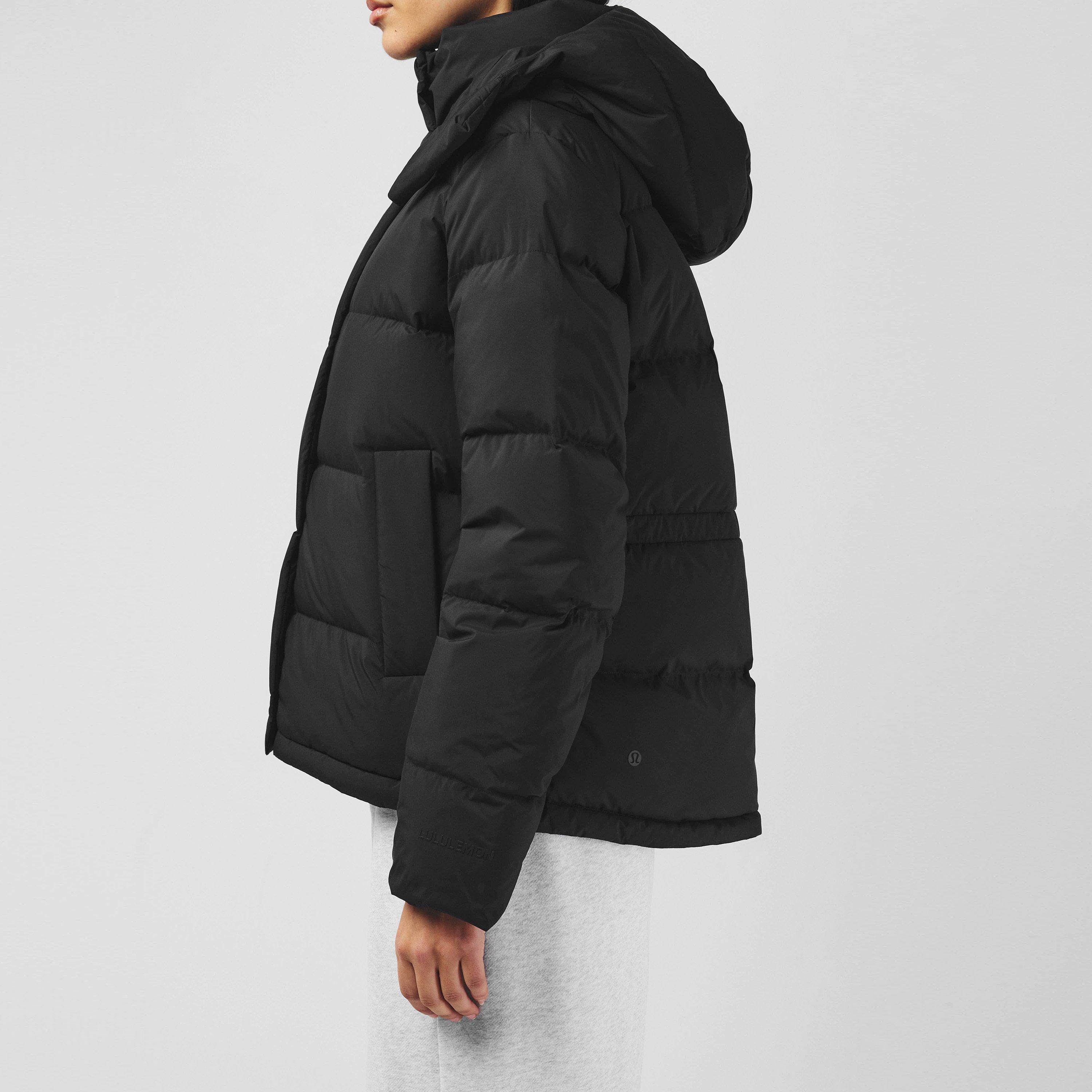 Black - Lululemon - Women's Wunder Water Resistant Windproof Goose Down Detachable Hood Puffer Jacket - 5