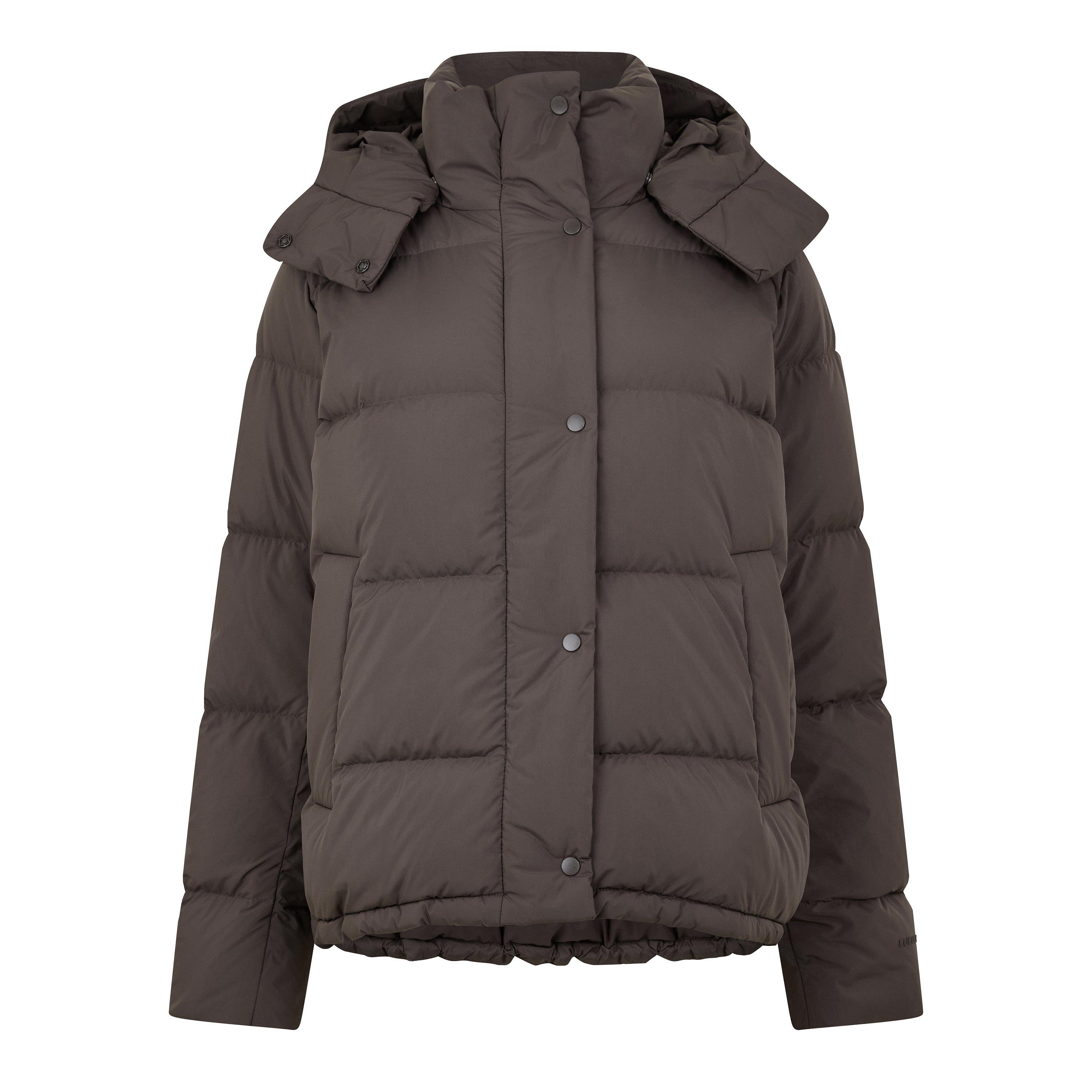 Mahogany Muse - Lululemon - Women's Wunder Water Resistant Windproof Goose Down Detachable Hood Puffer Jacket - 1
