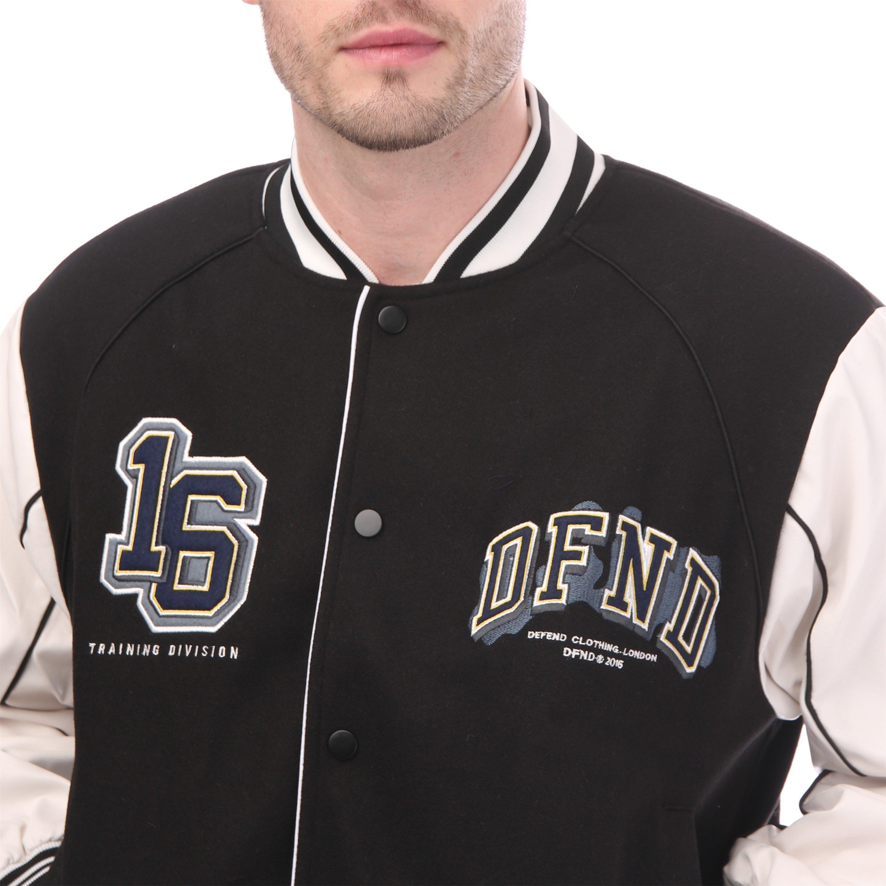 Zwart - DFND London - Varsity Bomber Jacket - 3
