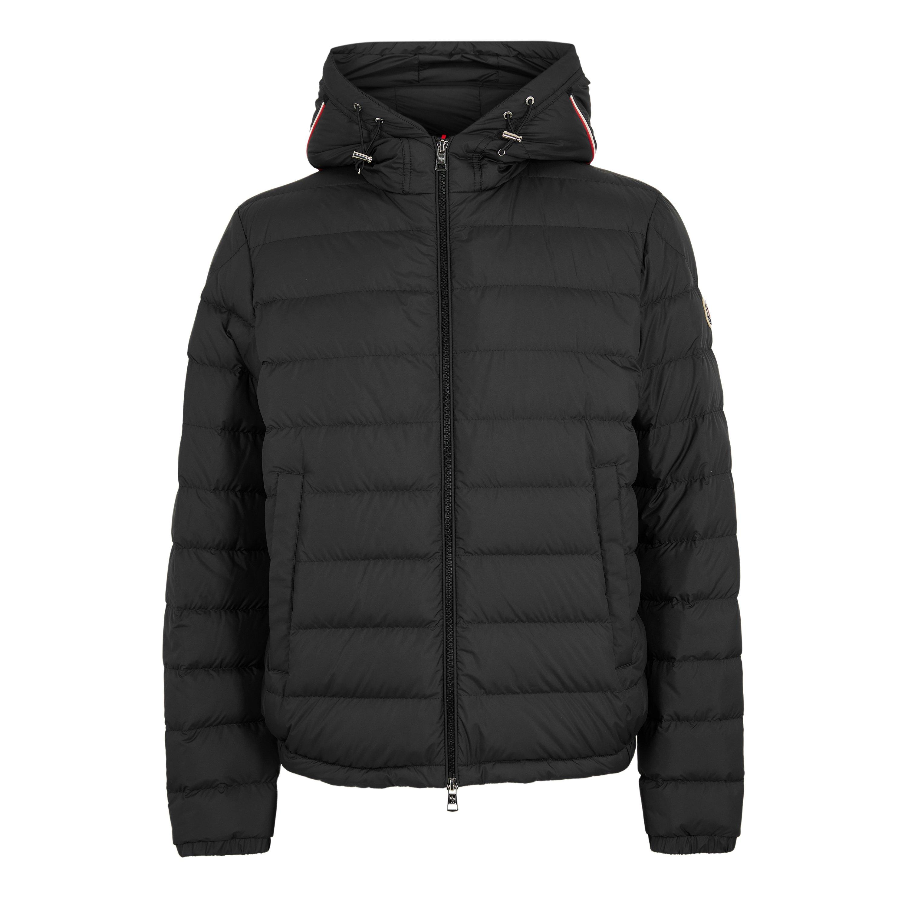Black 999 - Moncler - Men's Verm Hooded Medium Puffer Jacket - 1
