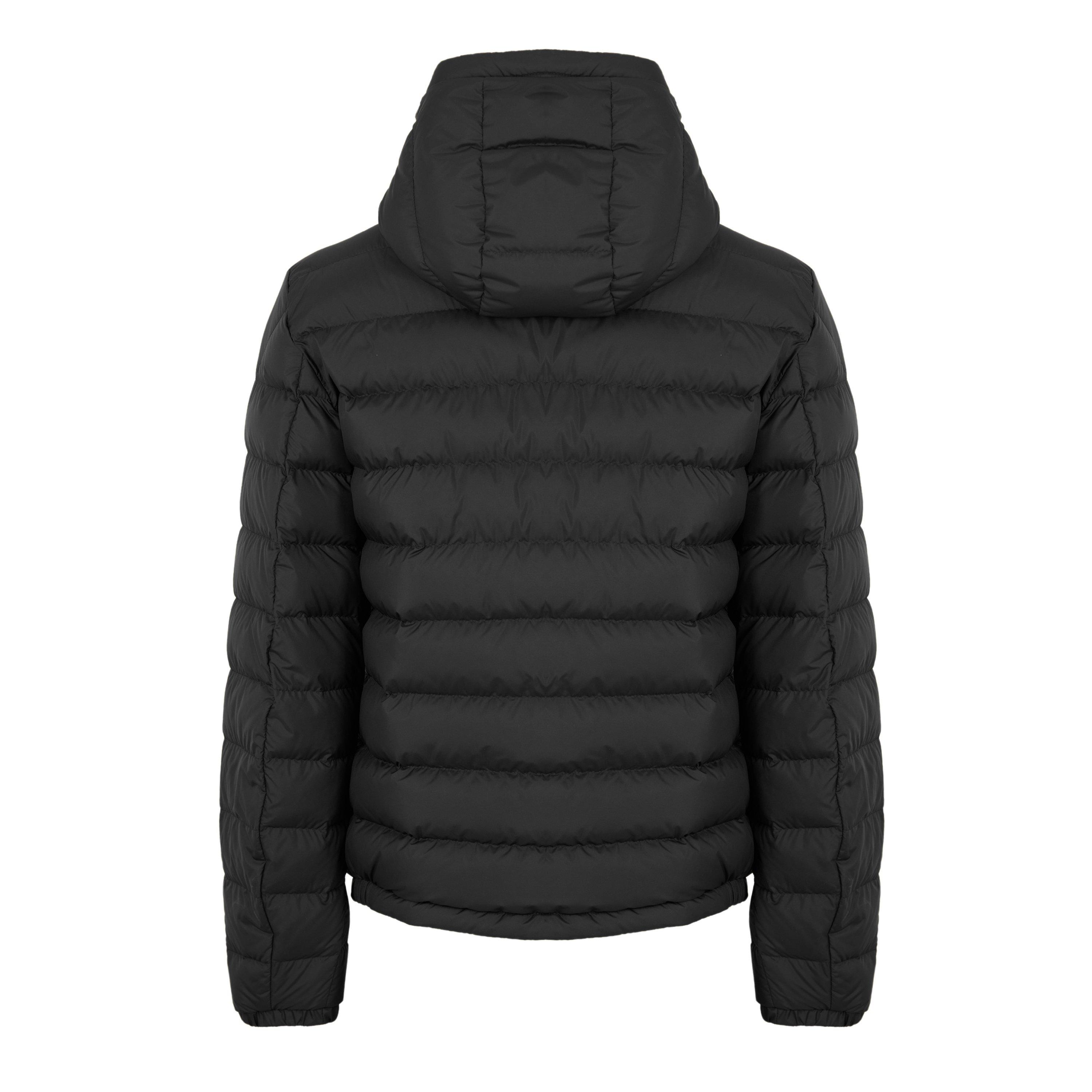 Black 999 - Moncler - Men's Verm Hooded Medium Puffer Jacket - 2