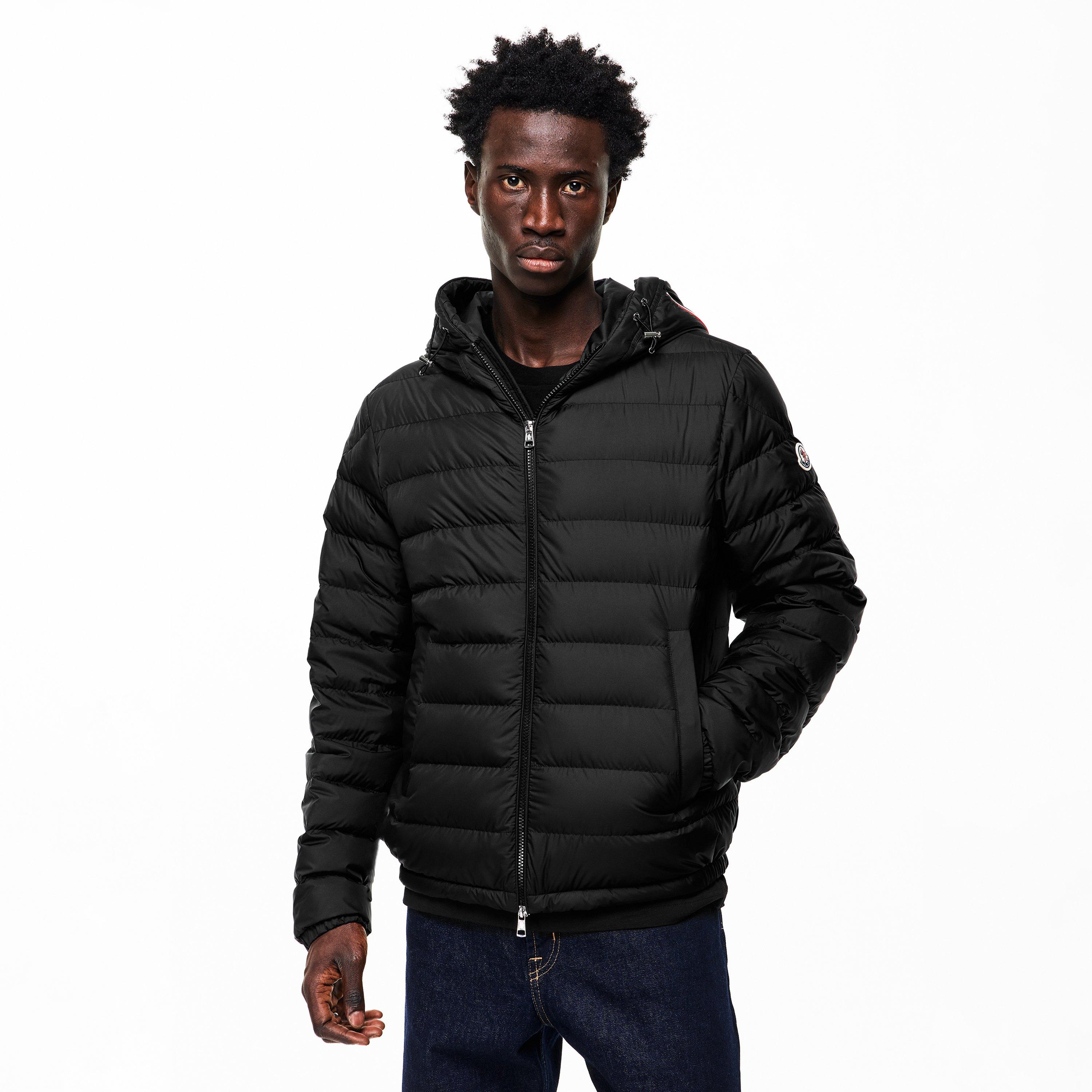 Black 999 - Moncler - Men's Verm Hooded Medium Puffer Jacket - 3