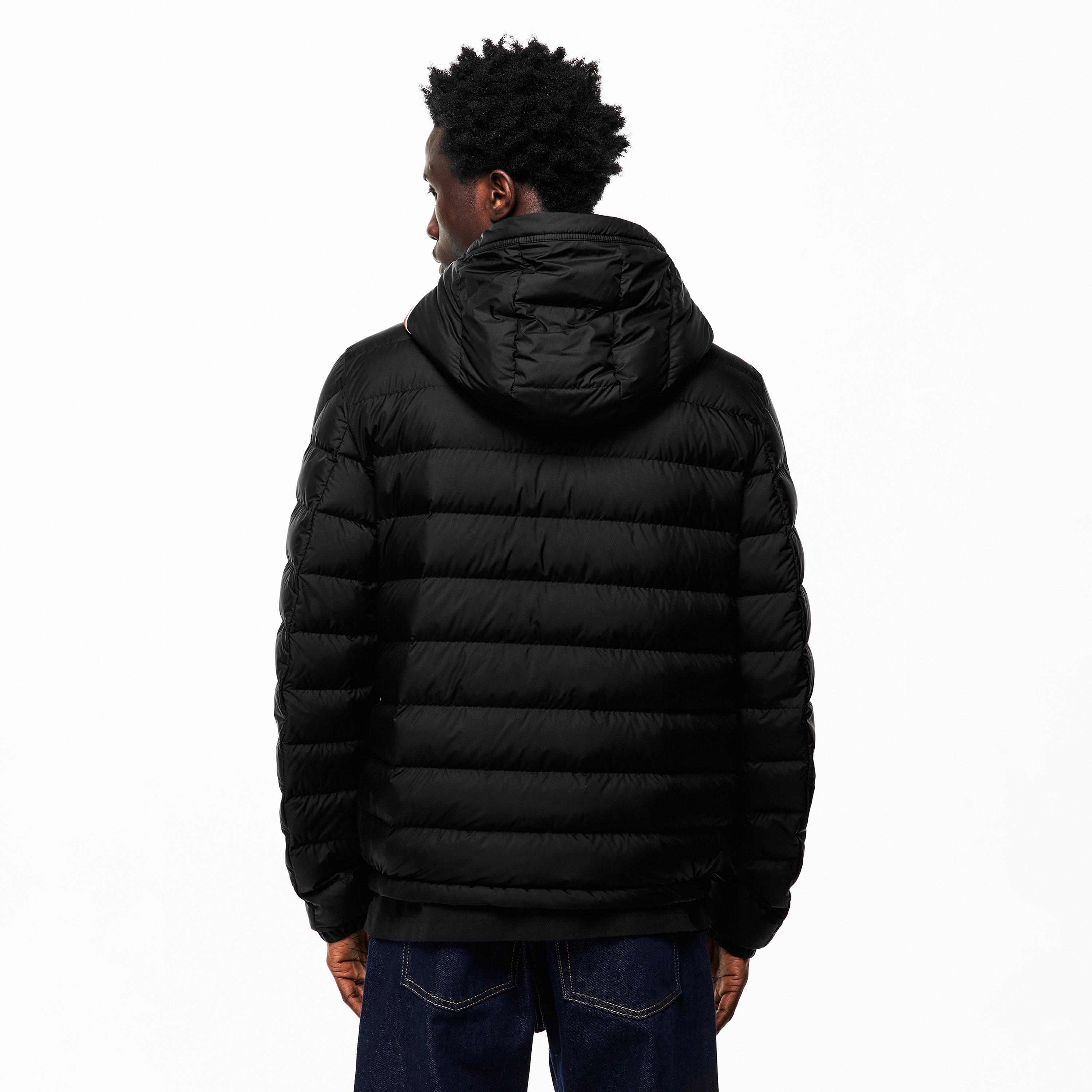 Black 999 - Moncler - Men's Verm Hooded Medium Puffer Jacket - 4