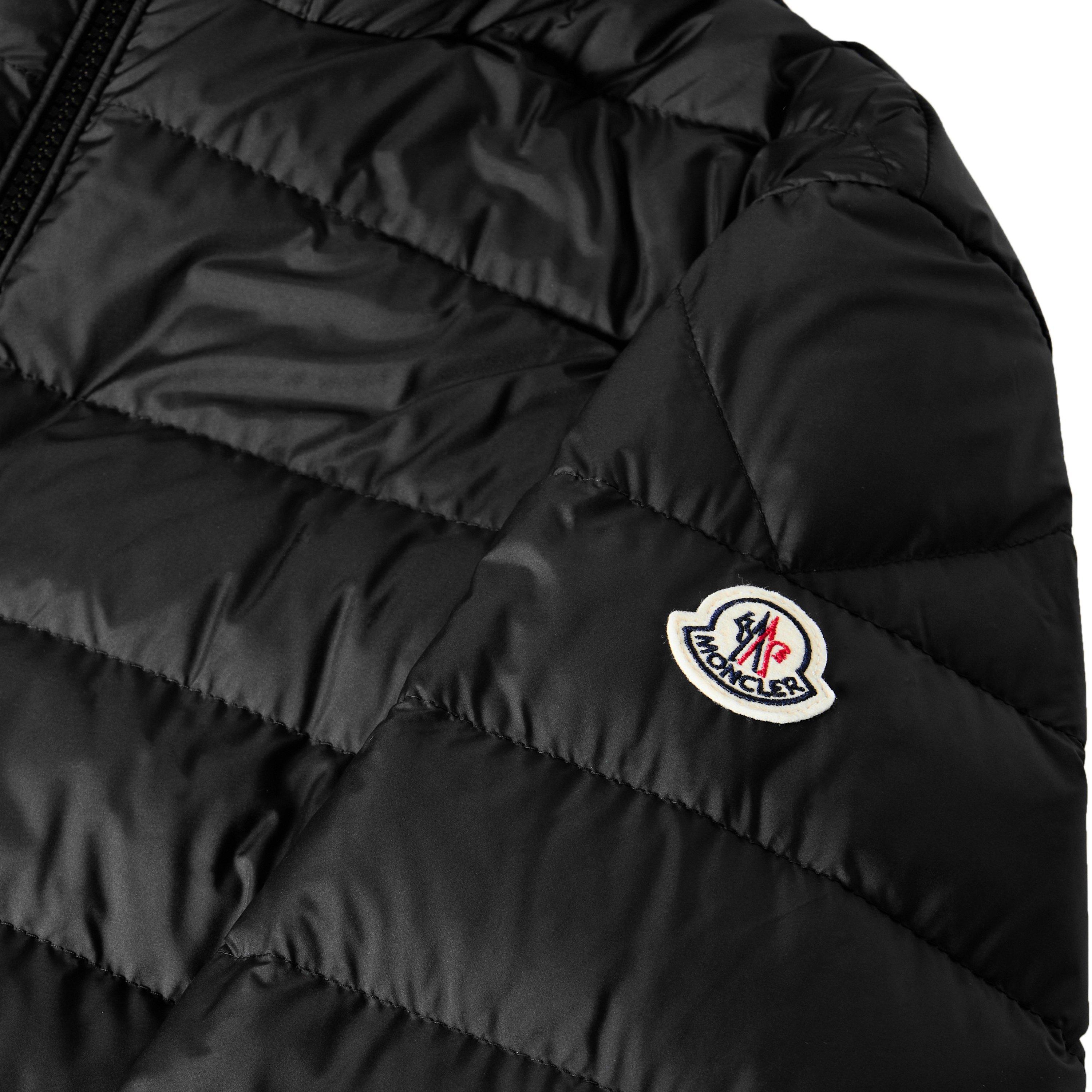 Black 999 - Moncler - Men's Verm Hooded Medium Puffer Jacket - 5