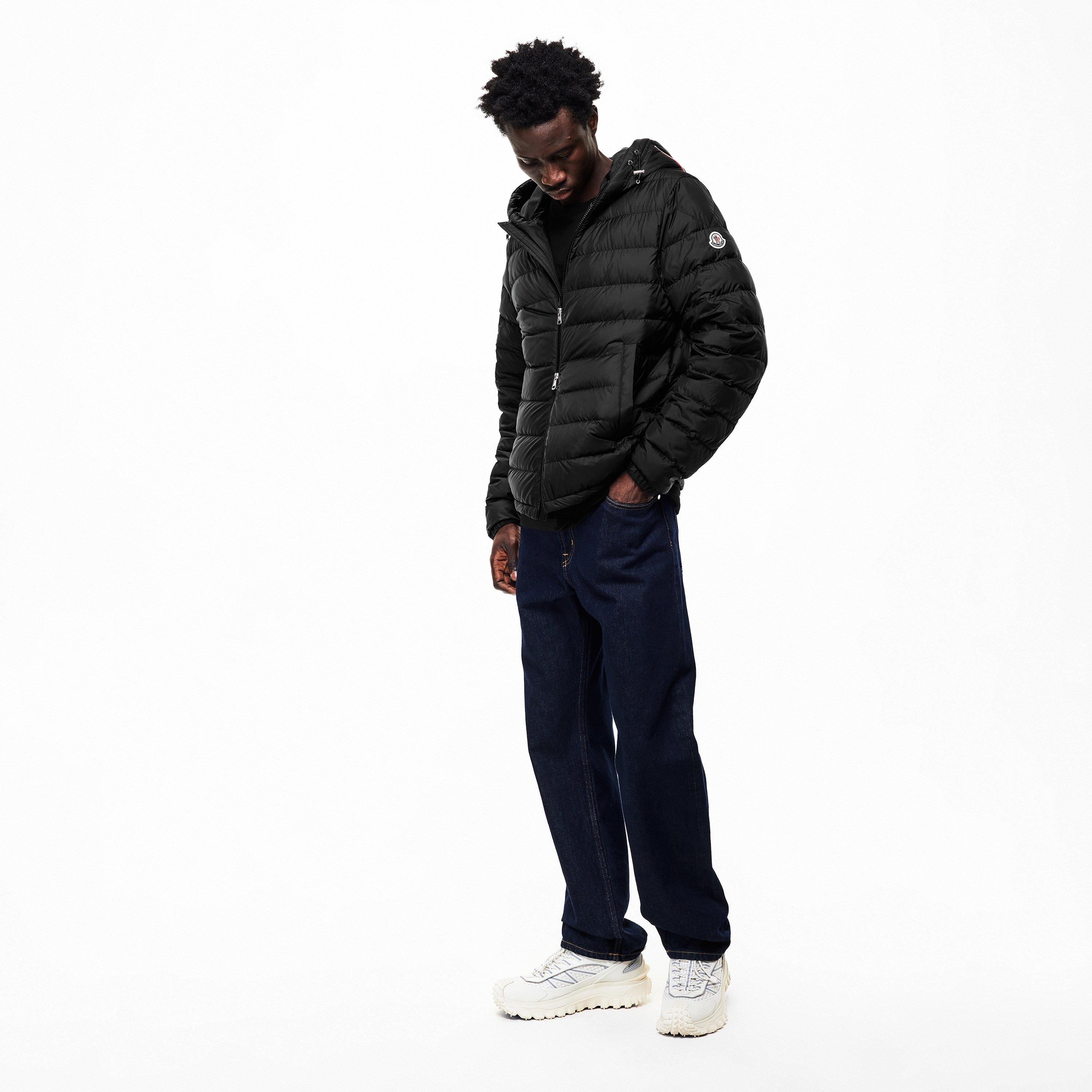 Black 999 - Moncler - Men's Verm Hooded Medium Puffer Jacket - 6