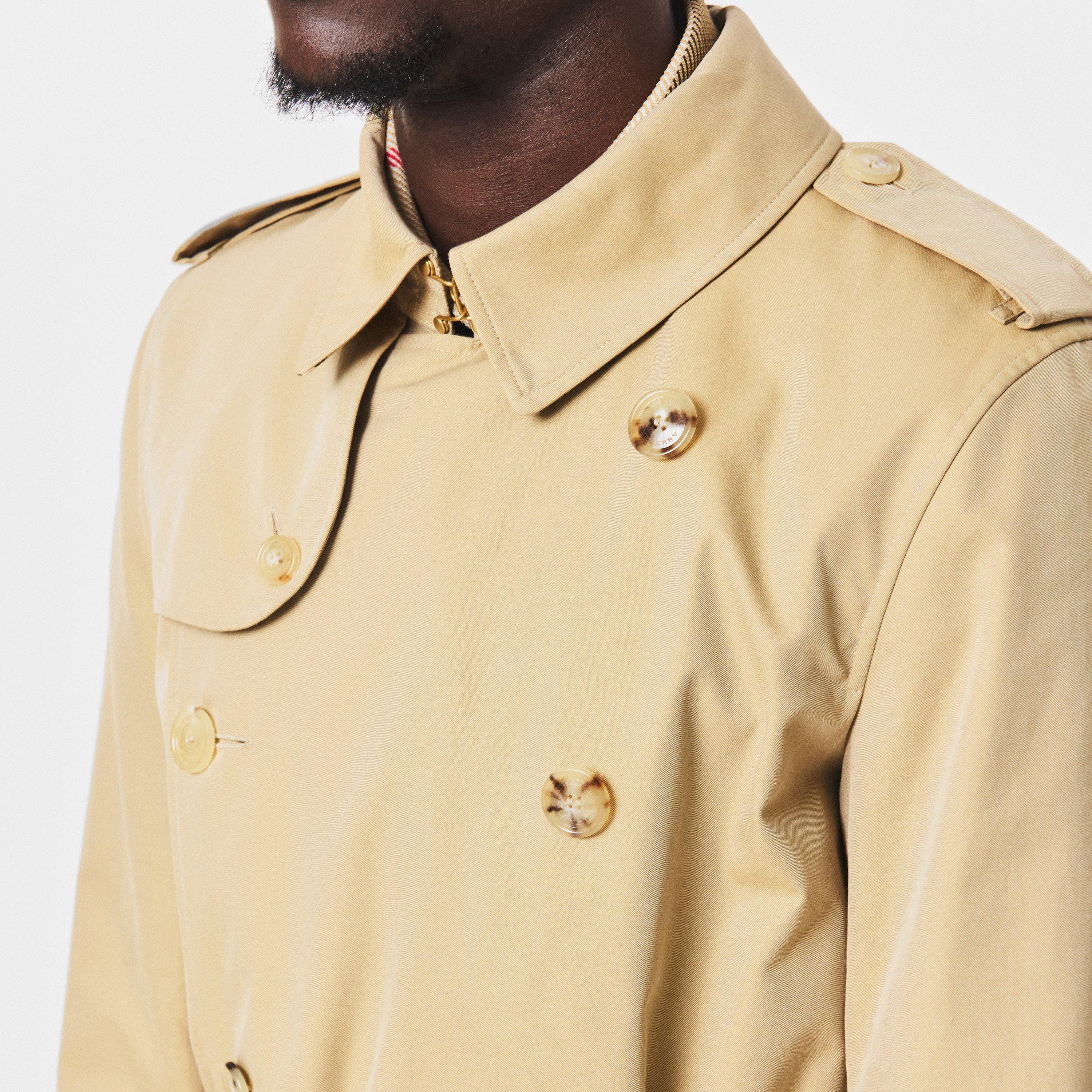 Honey A1366 - Burberry - Men's Kensington Cotton Water Resistant Long Sleeve Trench Coat - 5