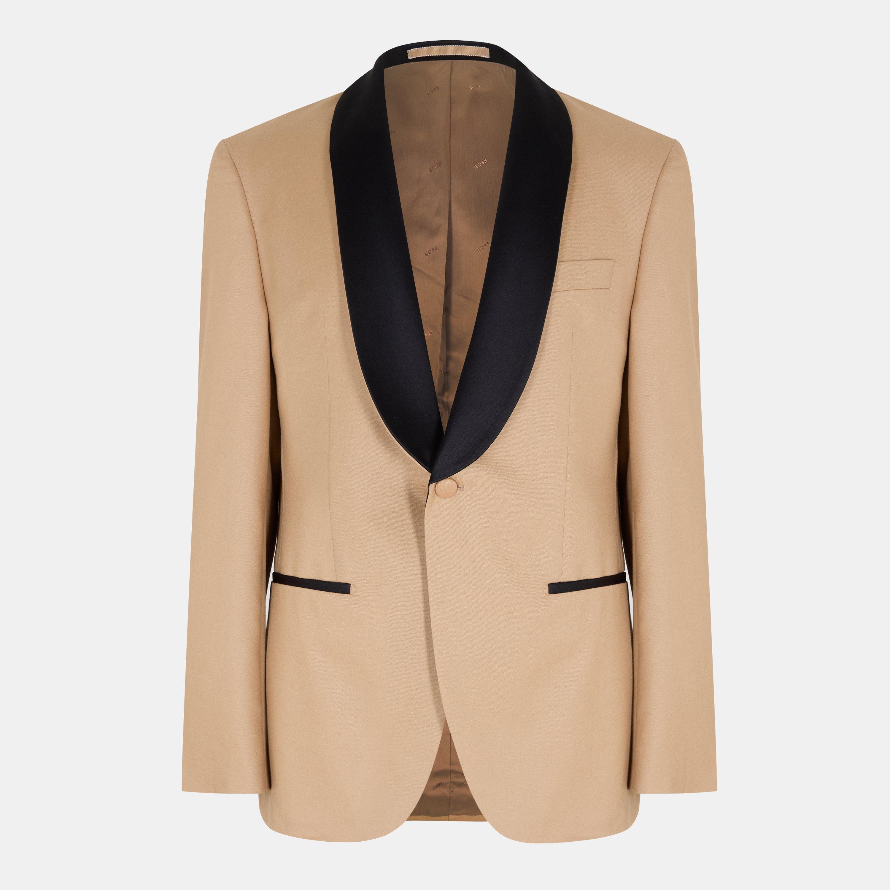 Med Beige - Boss - Men's T Harvers Tux Blazer - 1