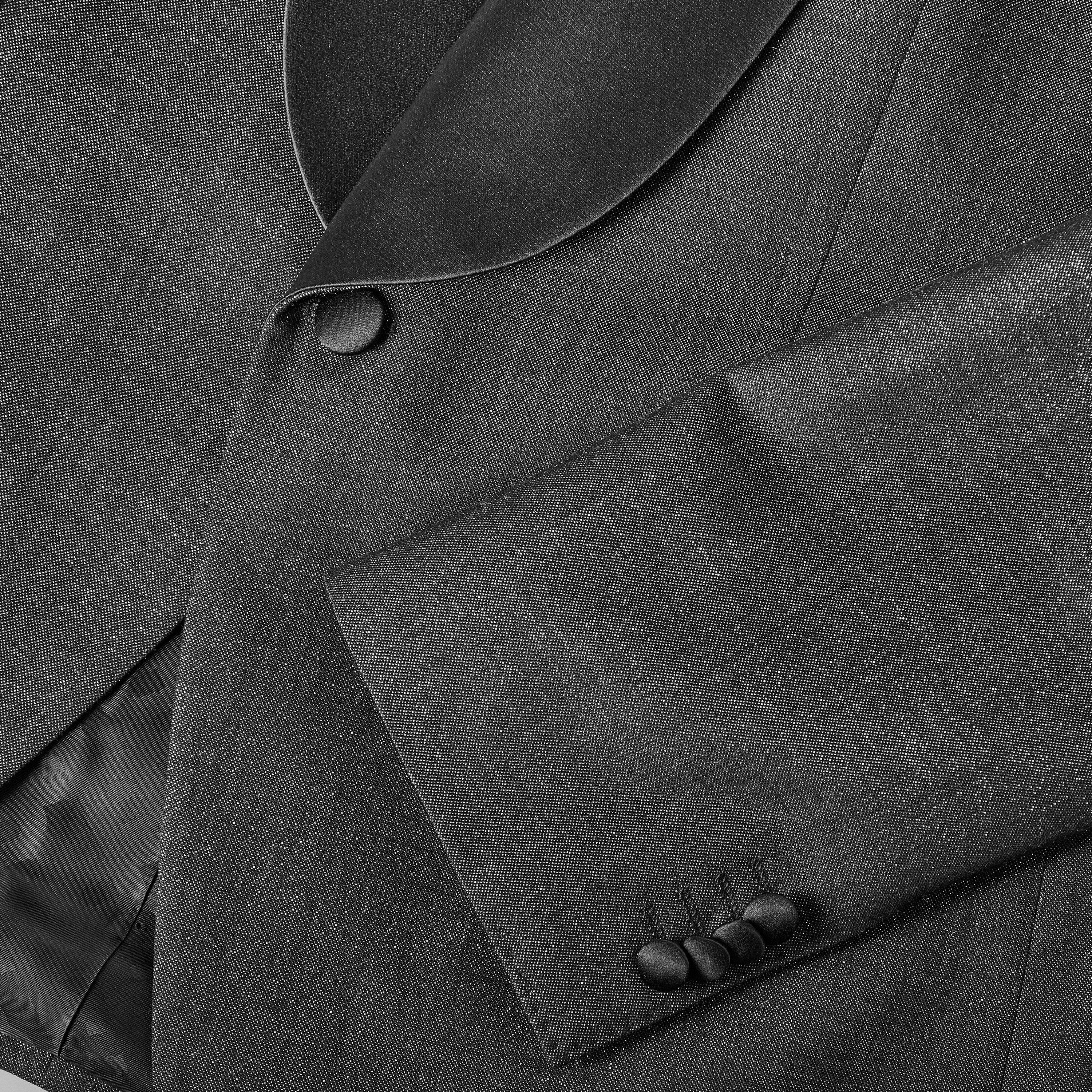 Dark Grey - Boss - Men's H Jeckson Tux Blazer - 3