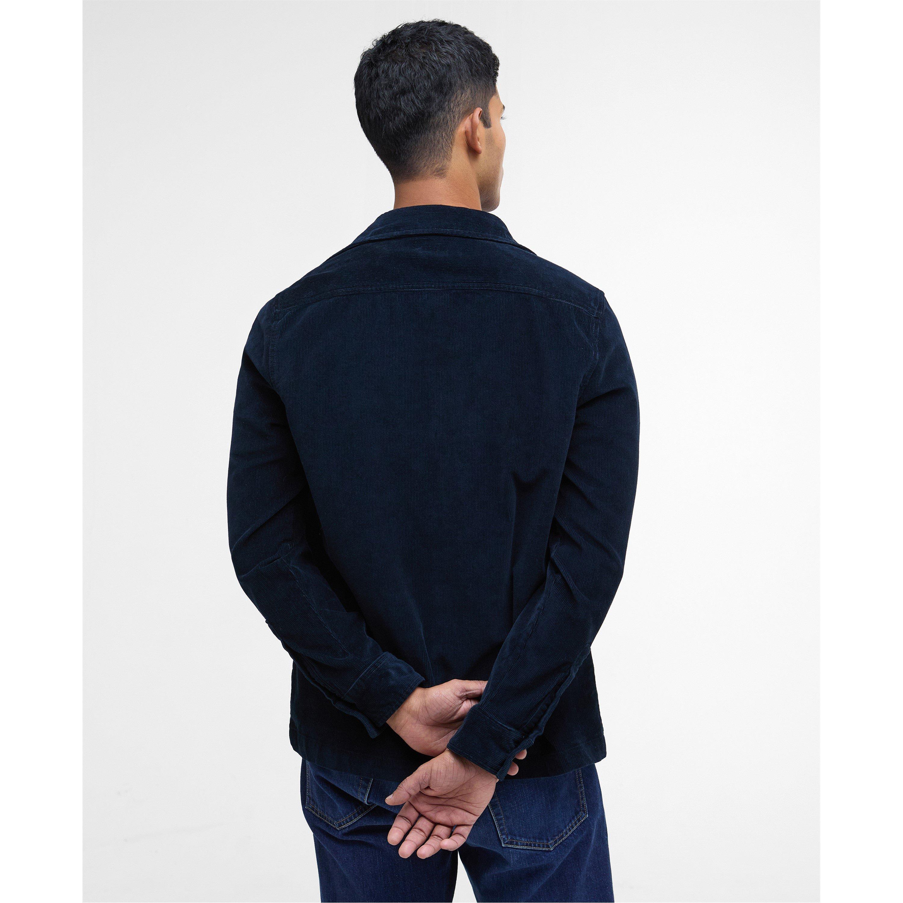 Navy NY91 - Barbour - Men's  Cord Cotton Long Sleeve Overshirt - 2
