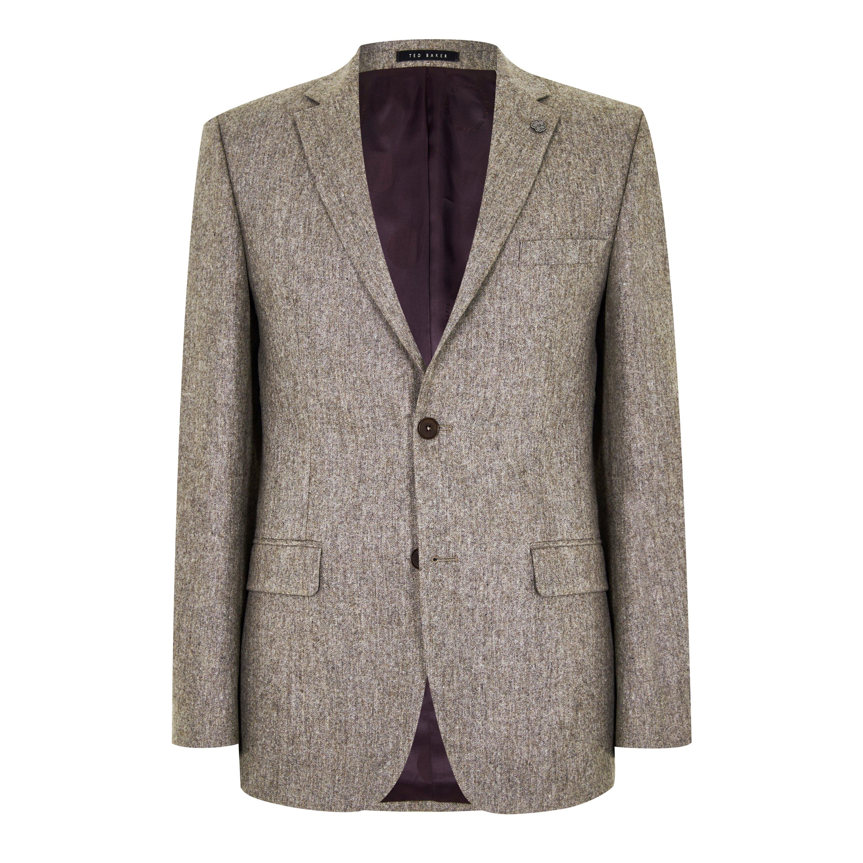 Oatmeal - Ted Baker - Men's Pamir Blazer - 1