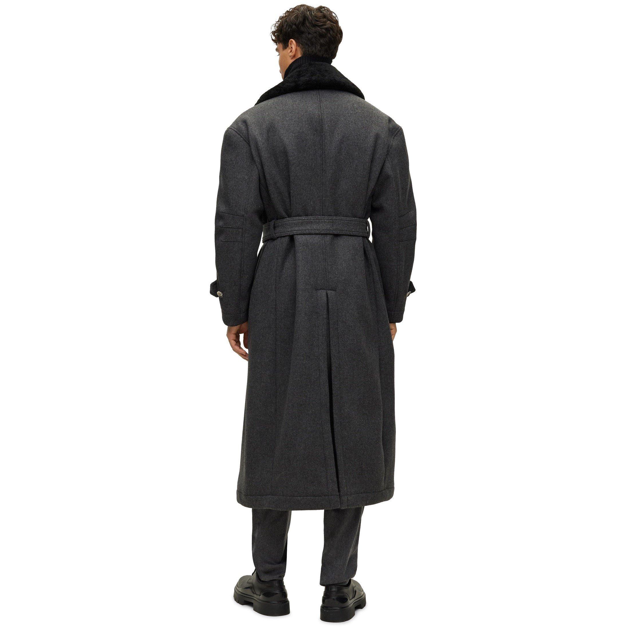 Grey - Boss - Men's Yama Formal Coat - 2